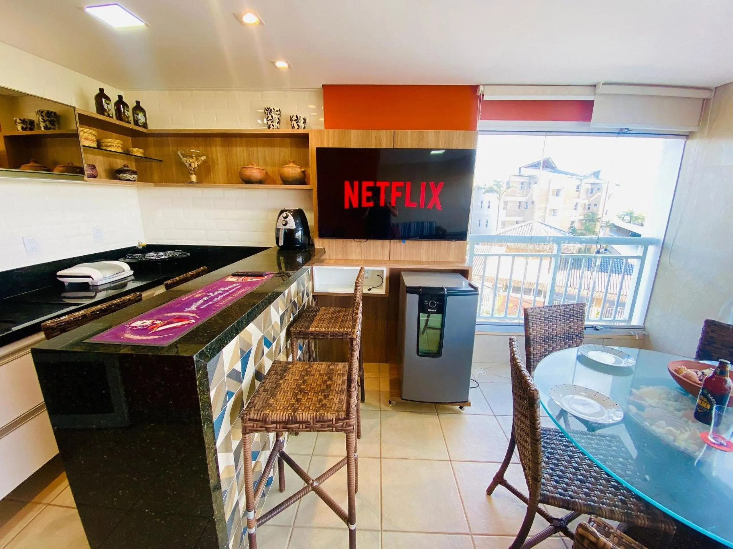 Balcony/Terrace in Resort incrível Vila do Porto