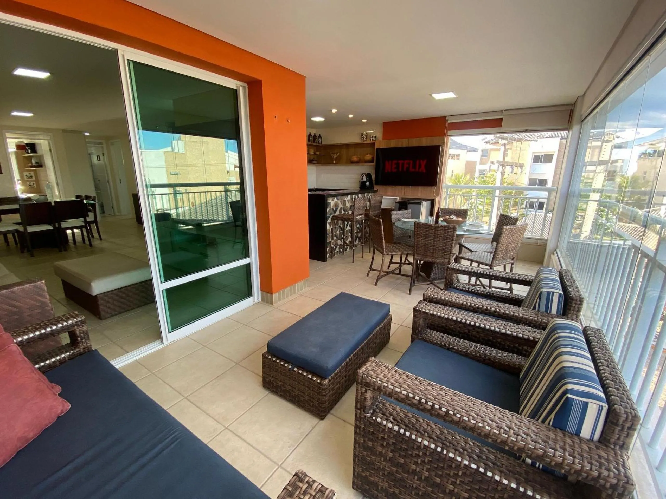 Balcony/Terrace in Resort incrível Vila do Porto