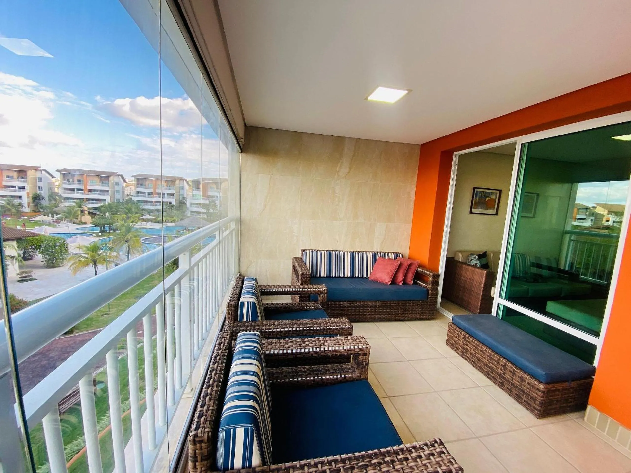 Balcony/Terrace in Resort incrível Vila do Porto