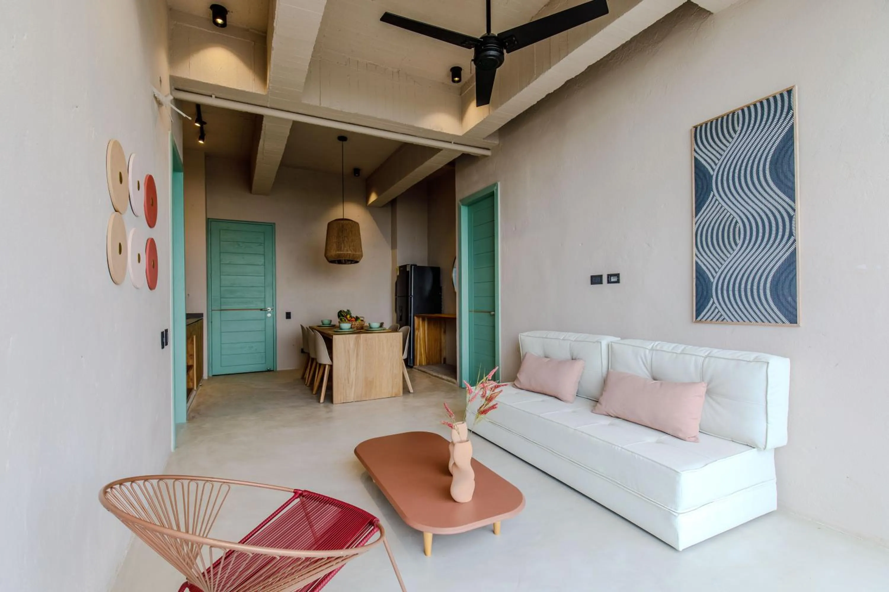 Living room in Bondo Estudio