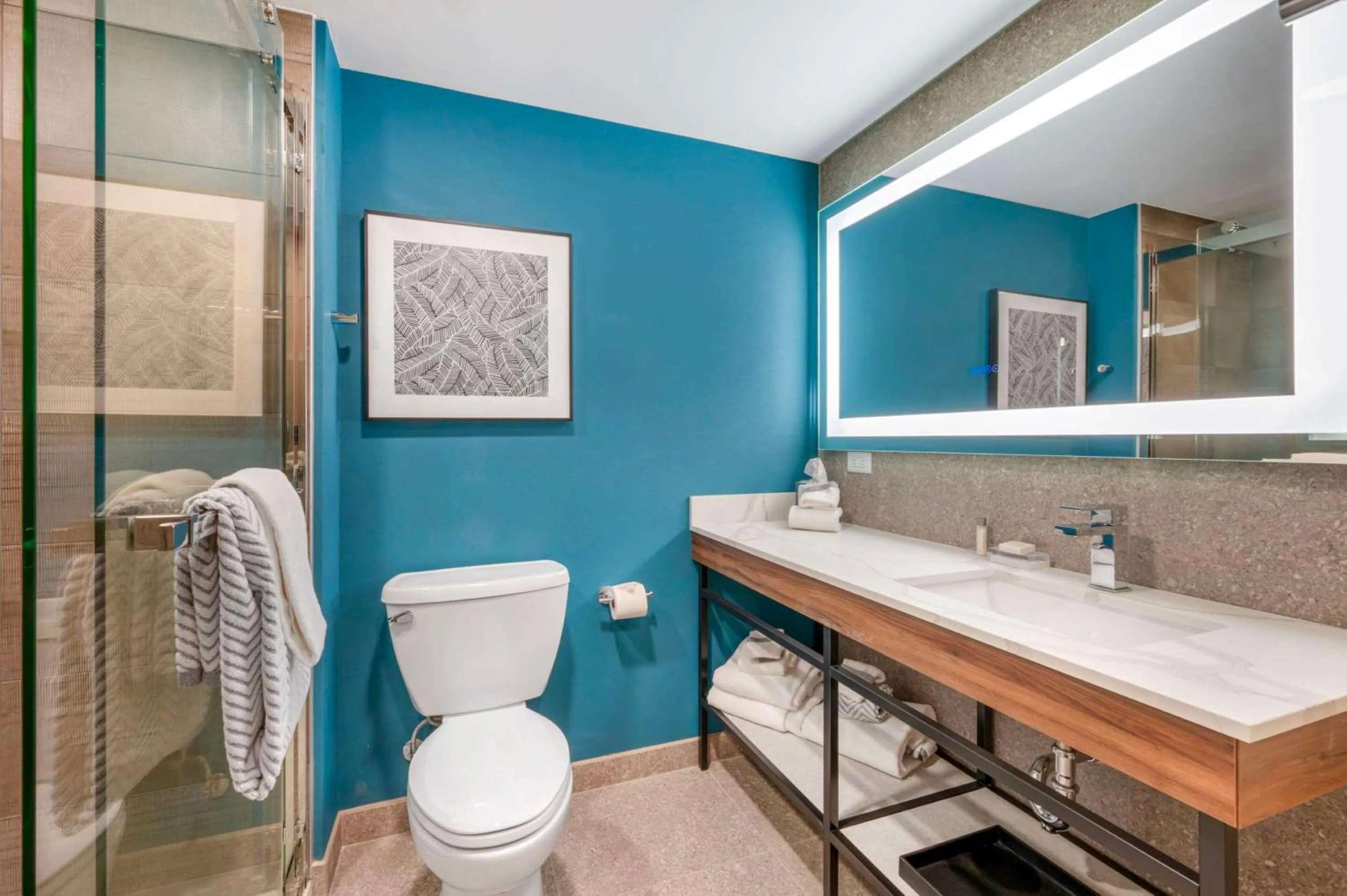 Shower in Cambria Hotel Nashville Midtown