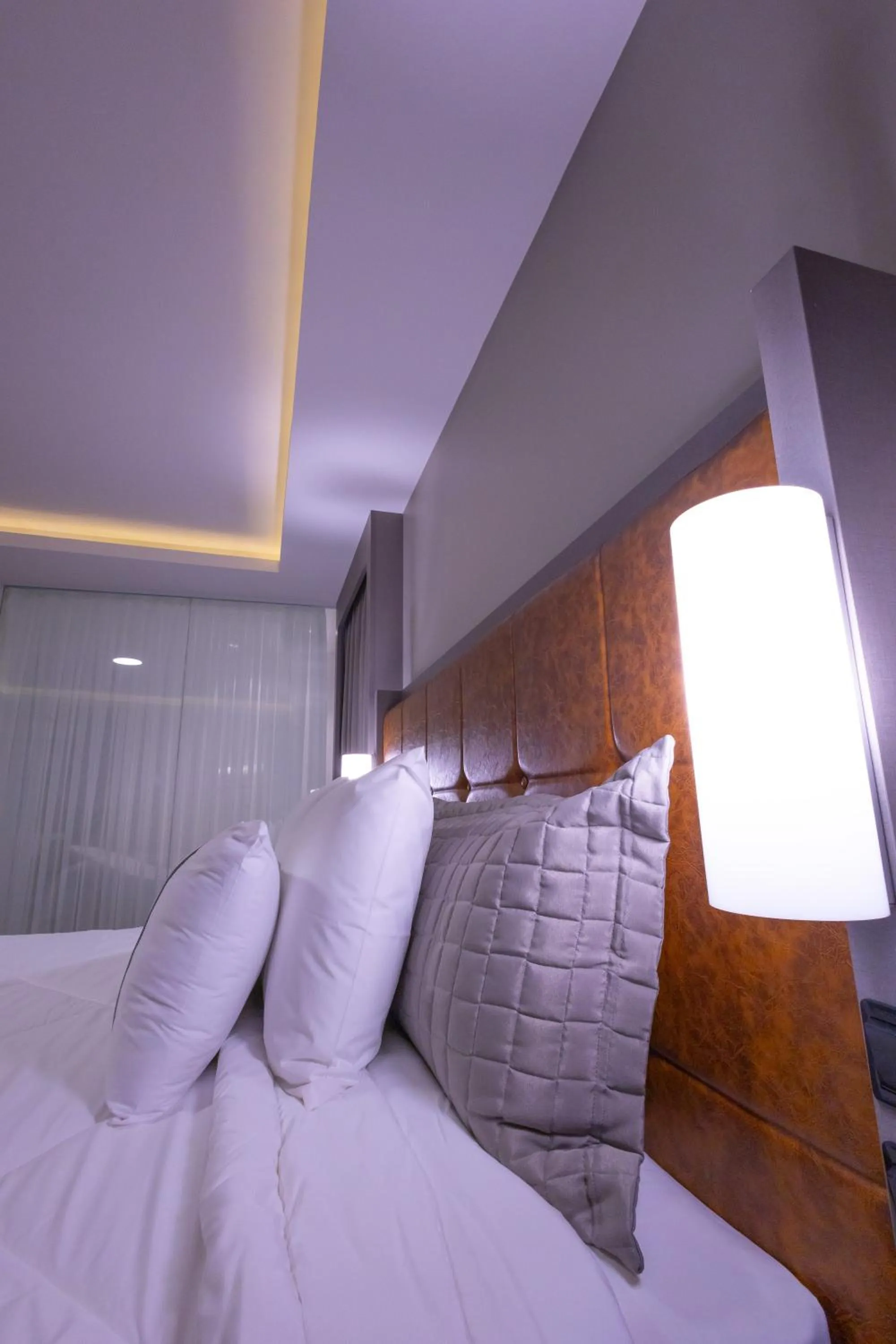 Bed in Hotel Caiuá Blumenau