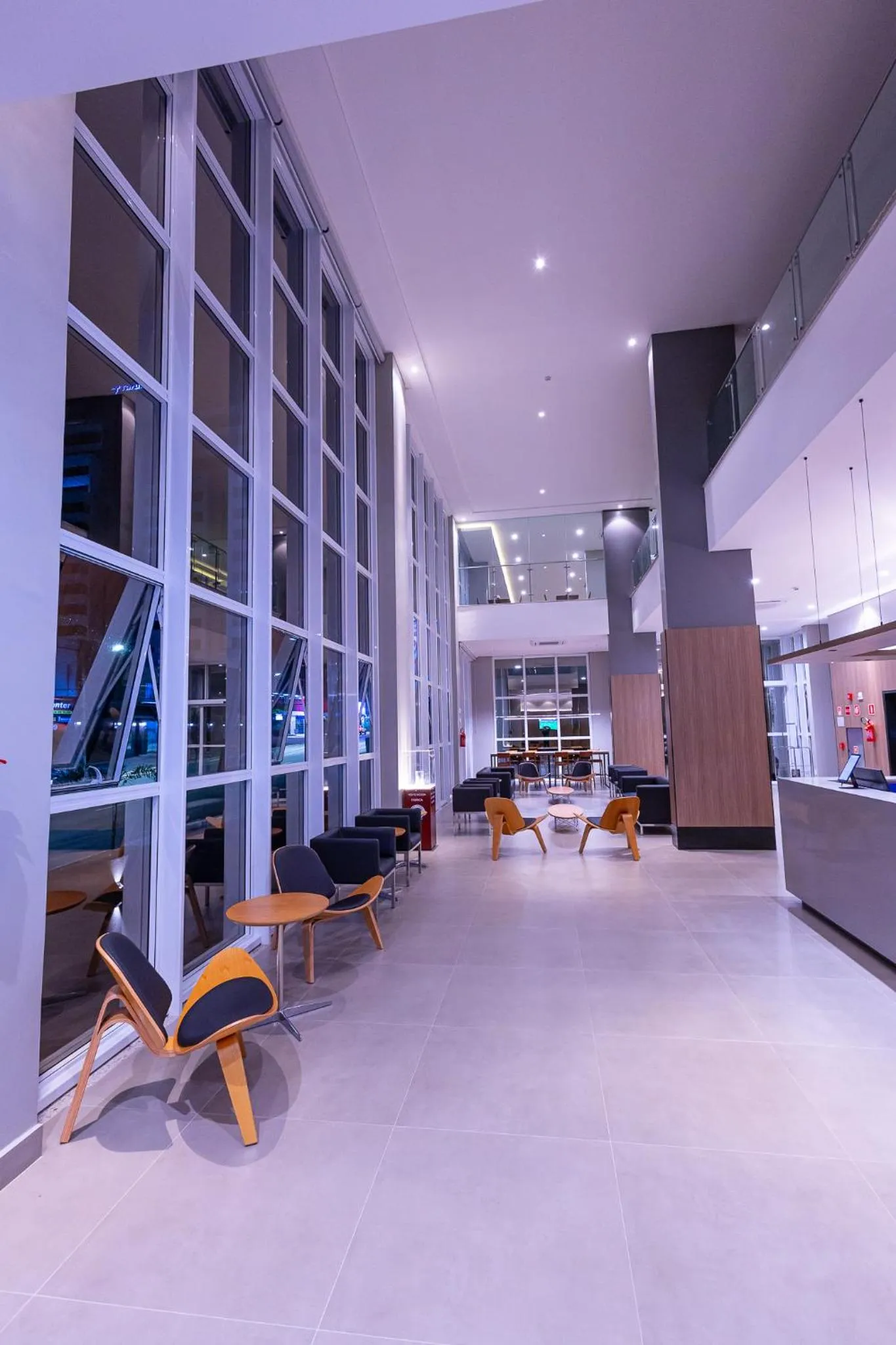 Lobby or reception in Hotel Caiuá Blumenau