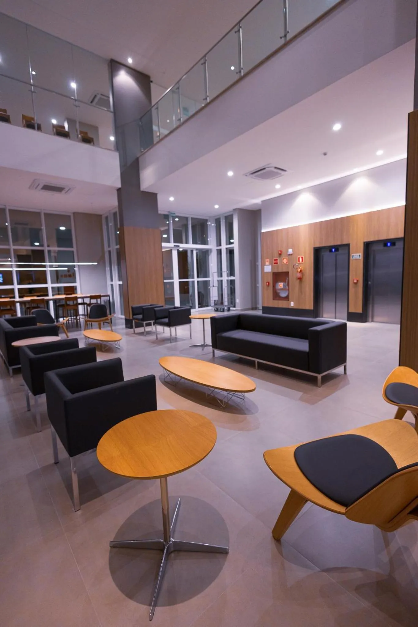 Lobby or reception in Hotel Caiuá Blumenau