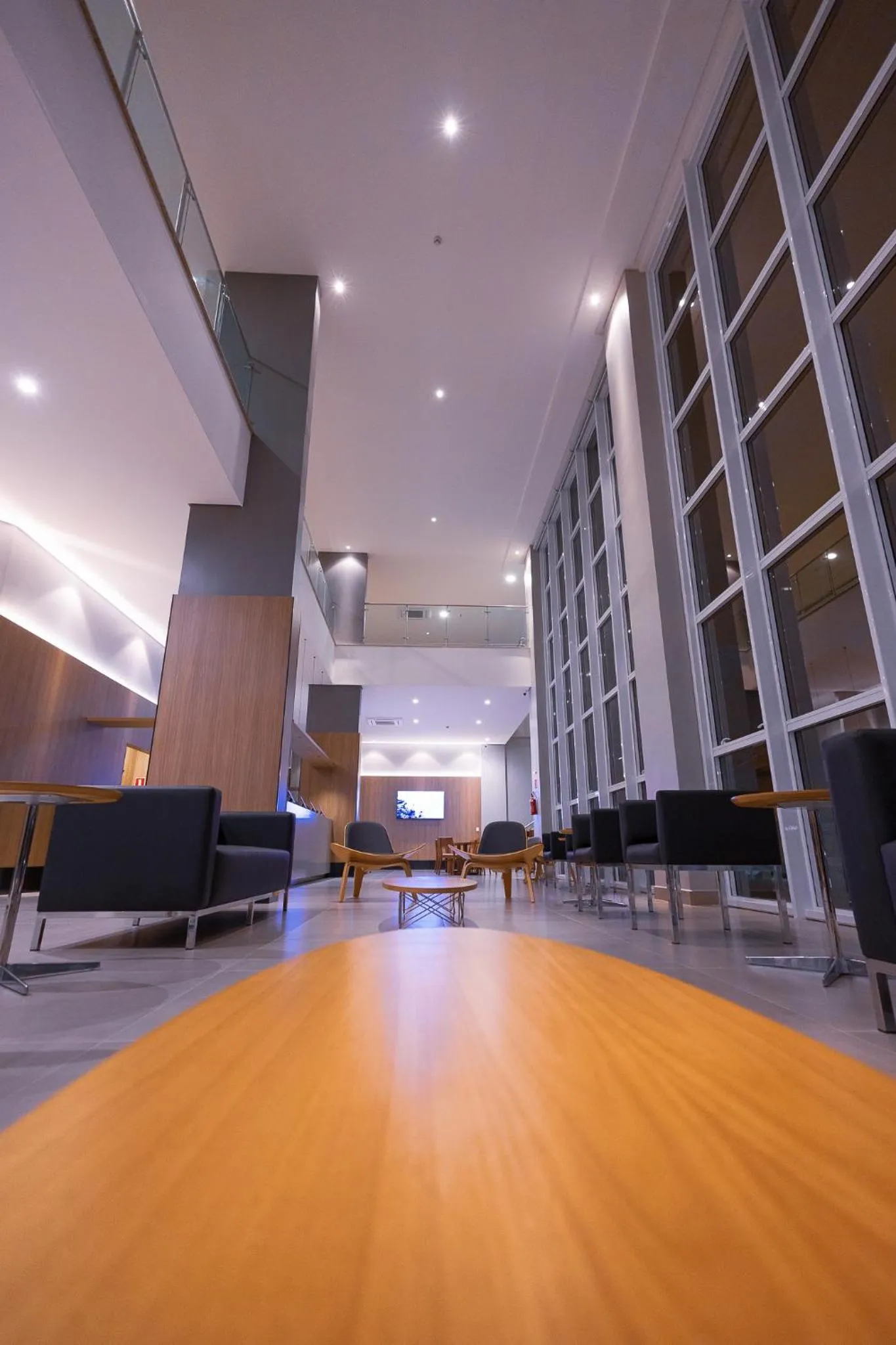 Lobby or reception in Hotel Caiuá Blumenau