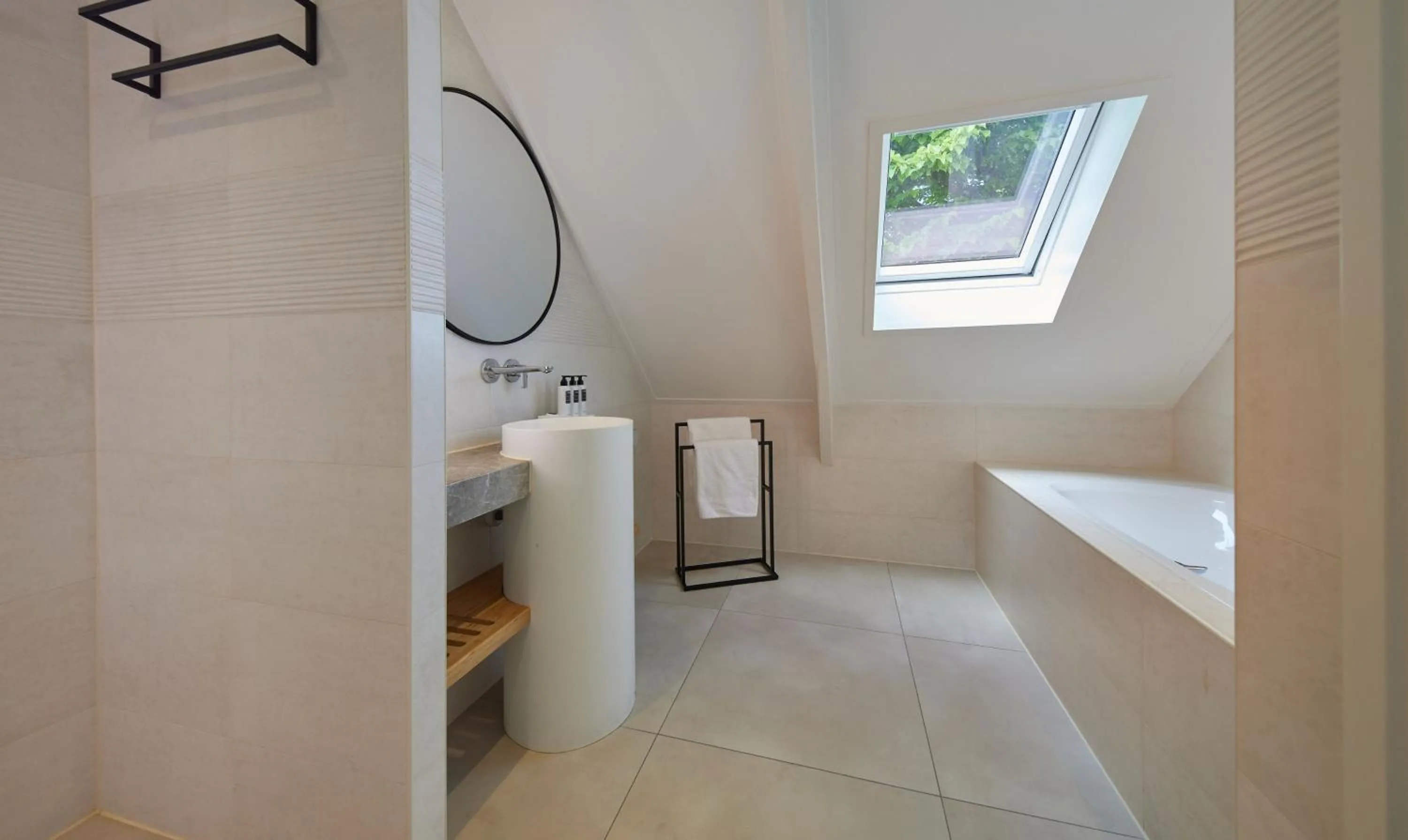 Shower in WestCord Hotel de Wadden