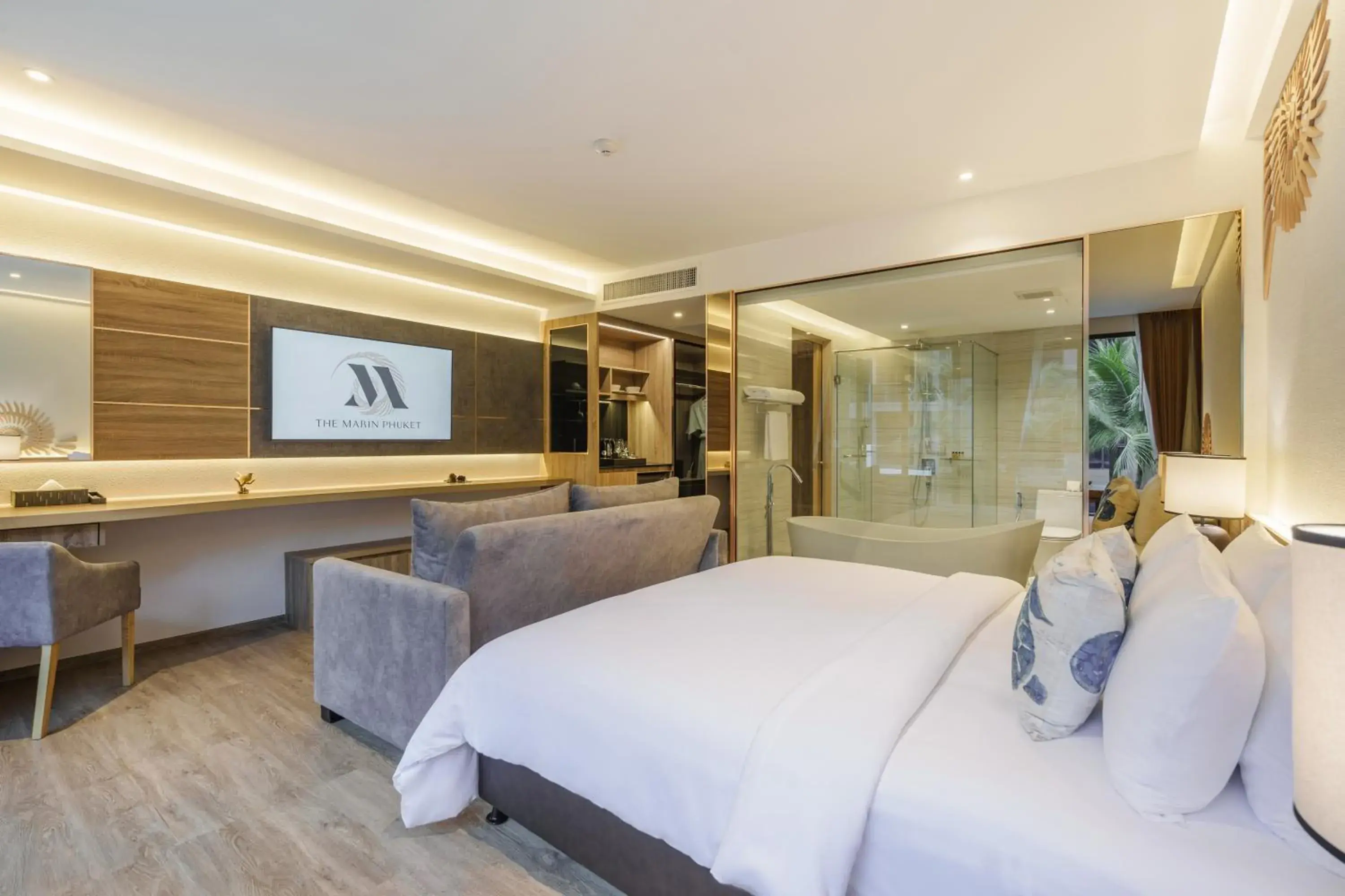 Deluxe Double Room with Pool View in The Marin Phuket Kamala Beach Deluxe Double Room with Pool View in The Marin Phuket Kamala Beach