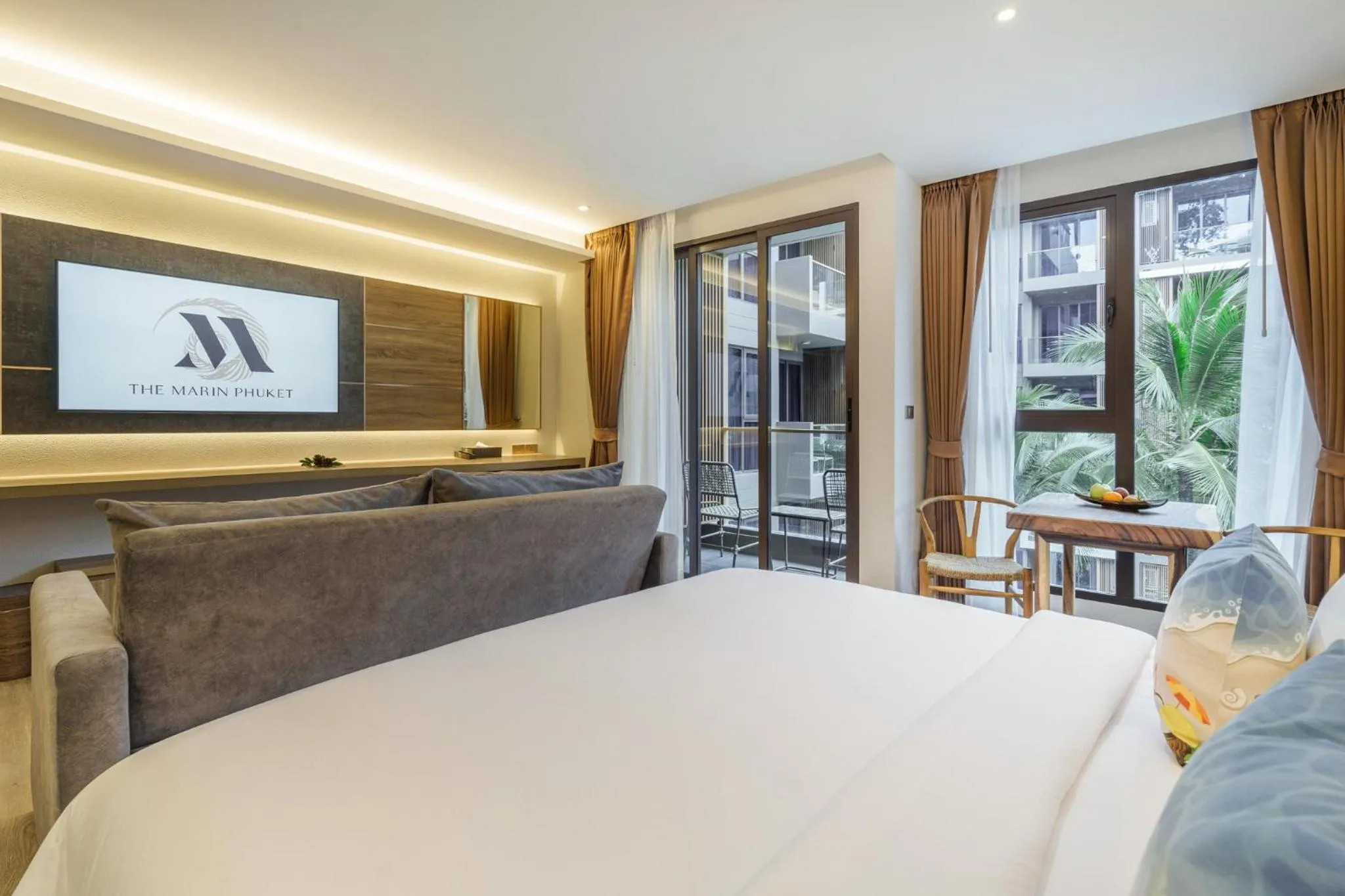 Bed in The Marin Phuket Kamala Beach