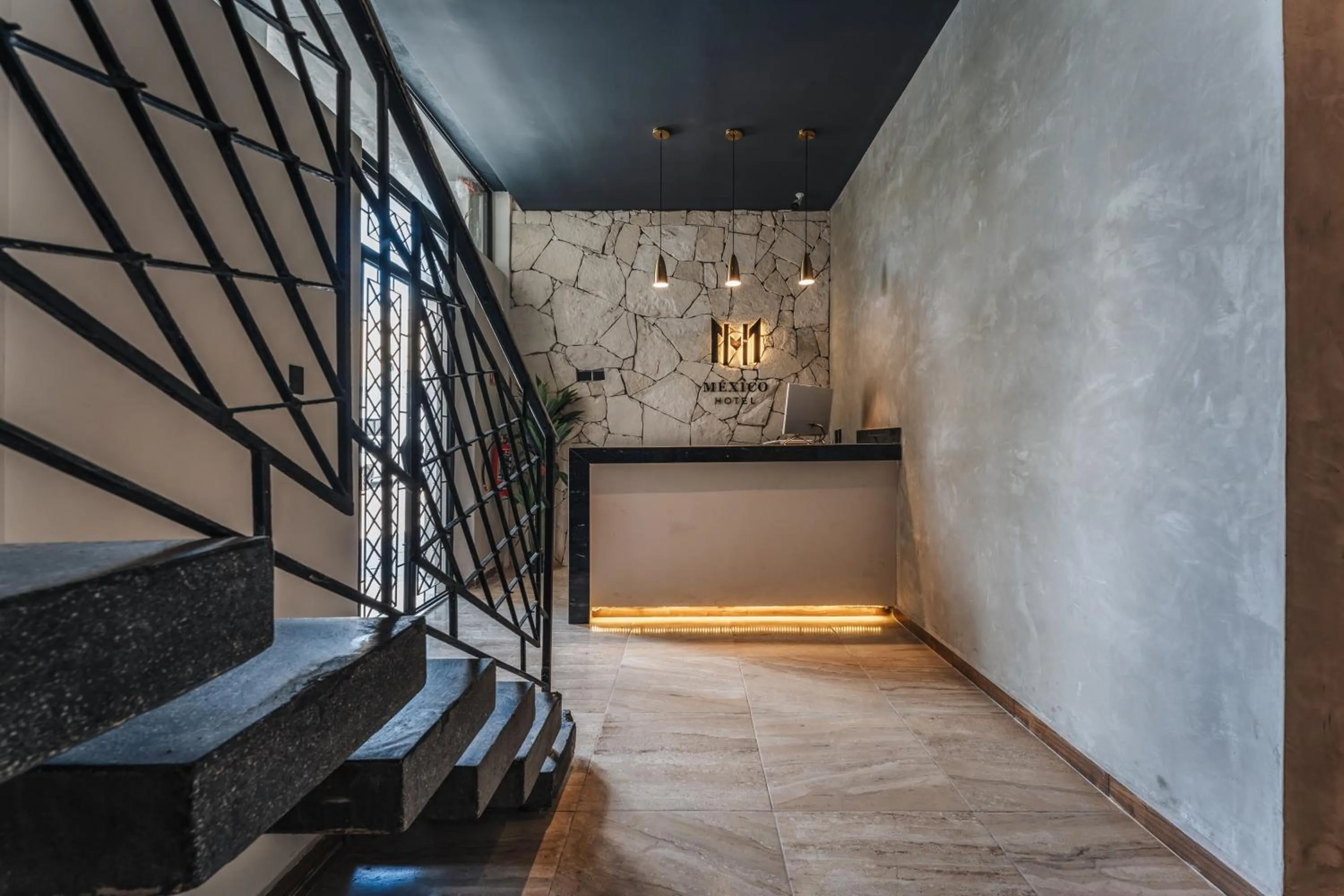 Lobby or reception in Hotel Mexico, Merida