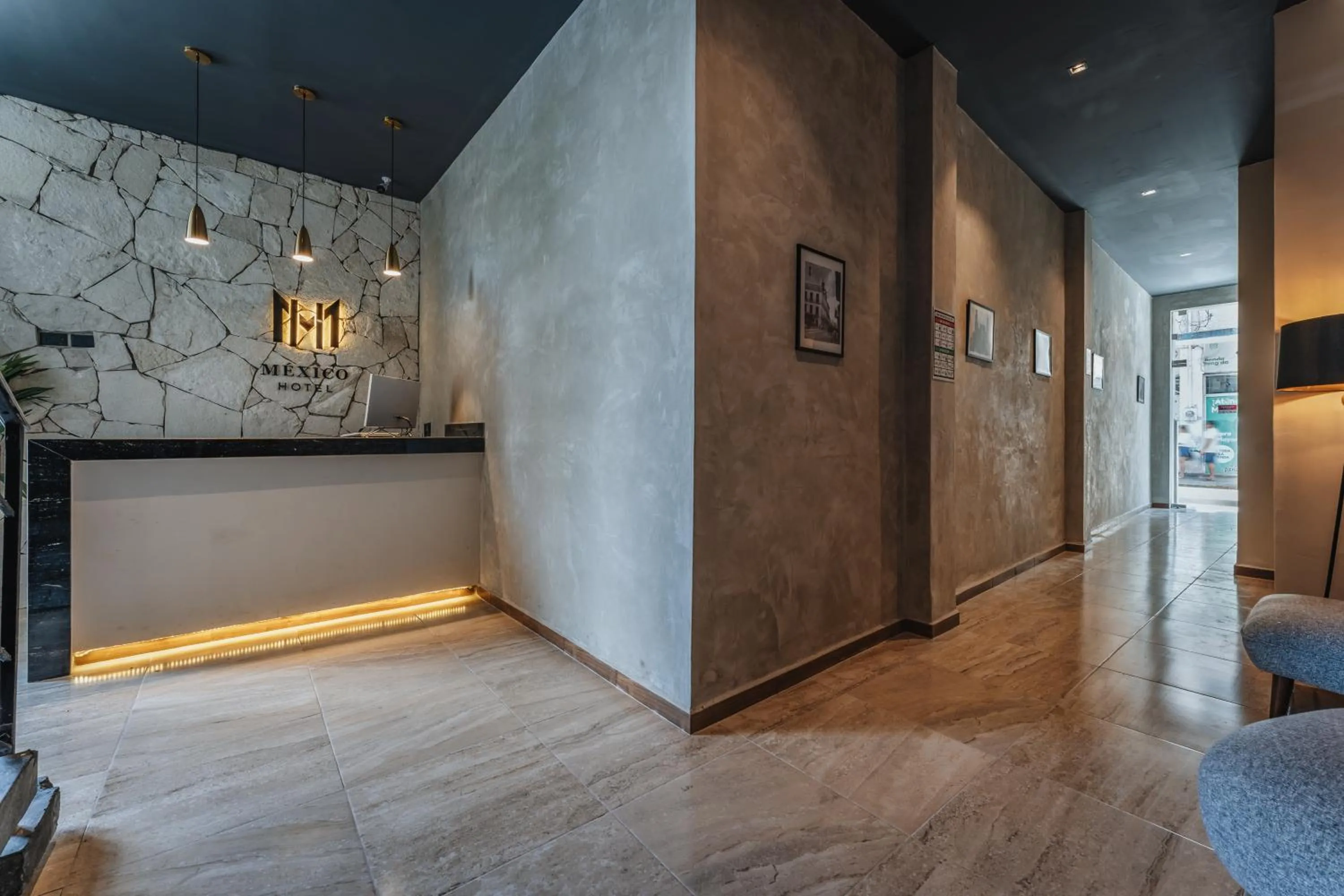 Lobby or reception in Hotel Mexico, Merida