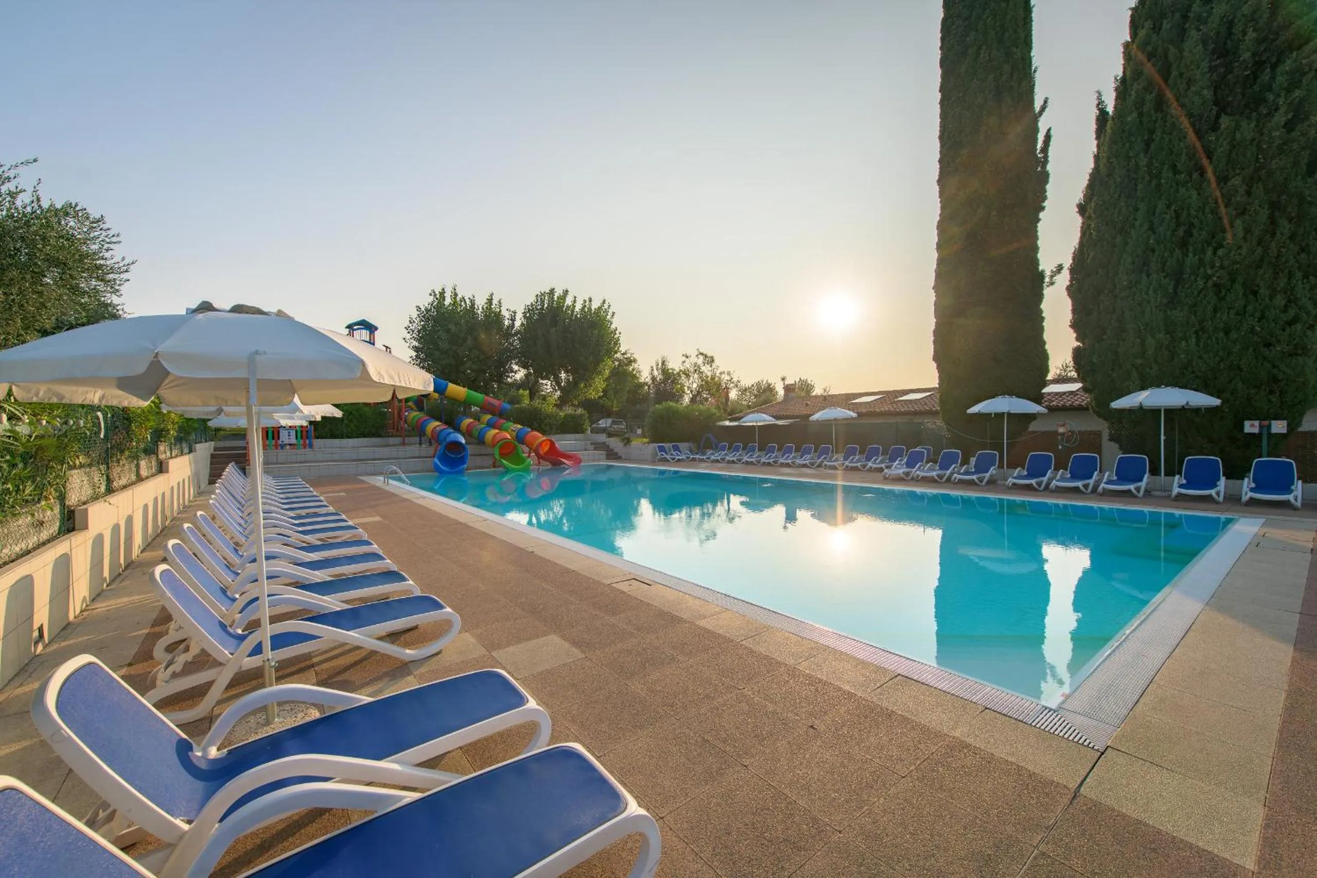 Aqua park in Camping Fontanelle