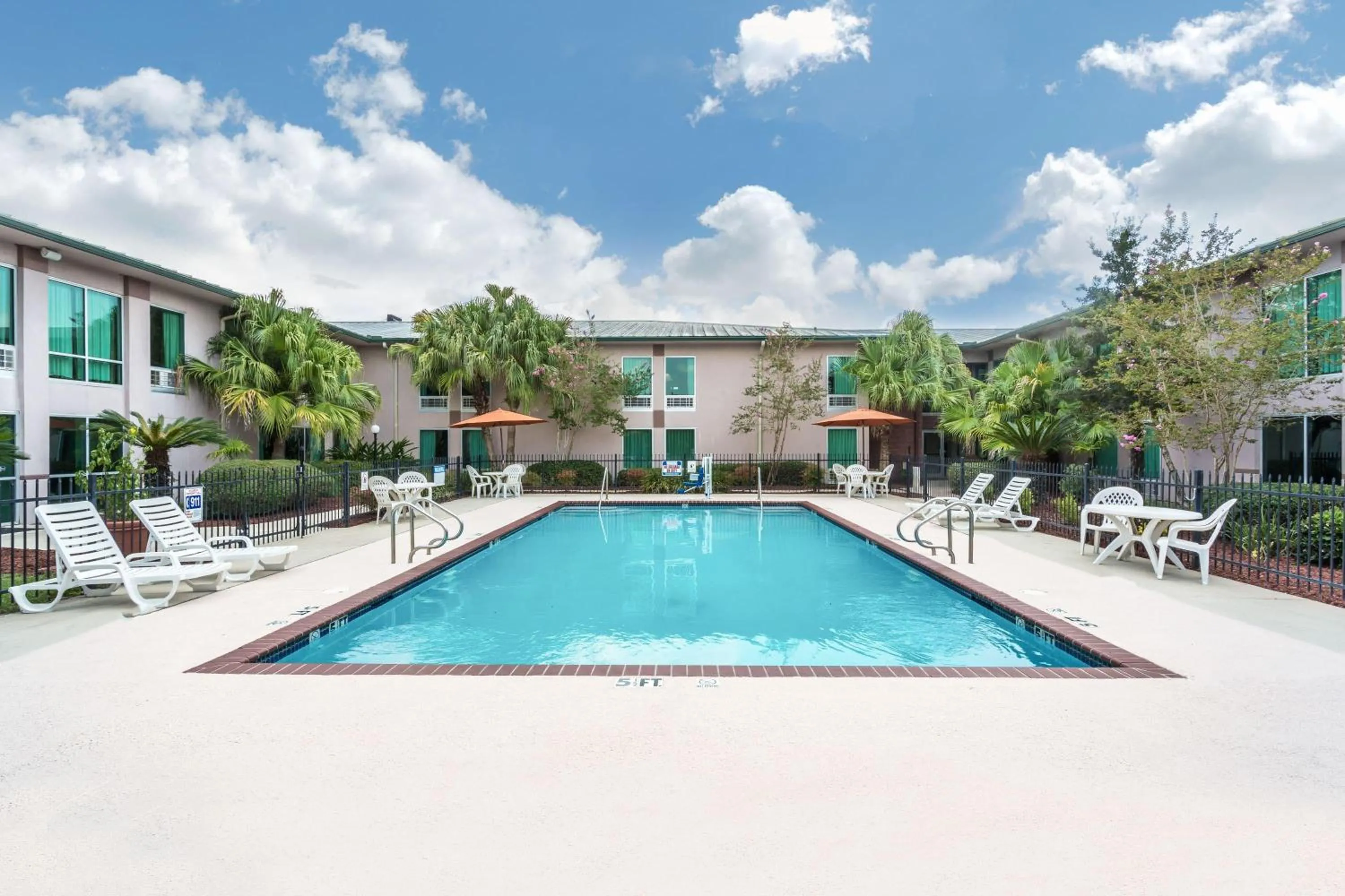 Pool view in Ramada by Wyndham Luling
