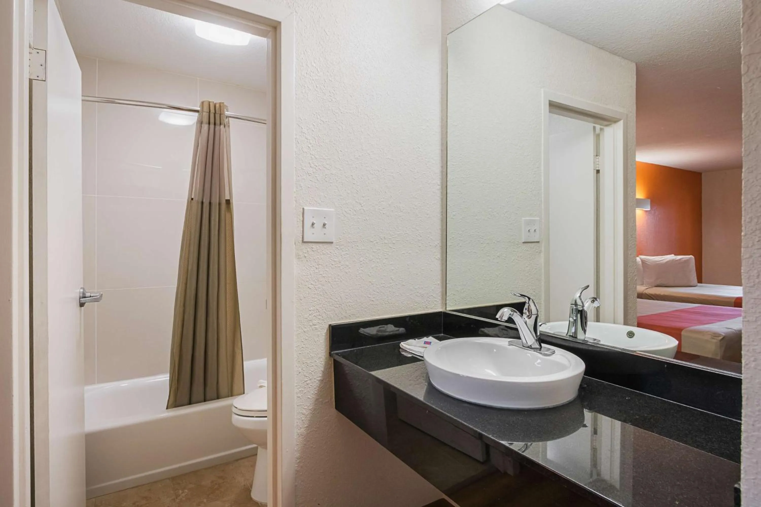 Shower in Motel 6-Savannah, GA - Midtown