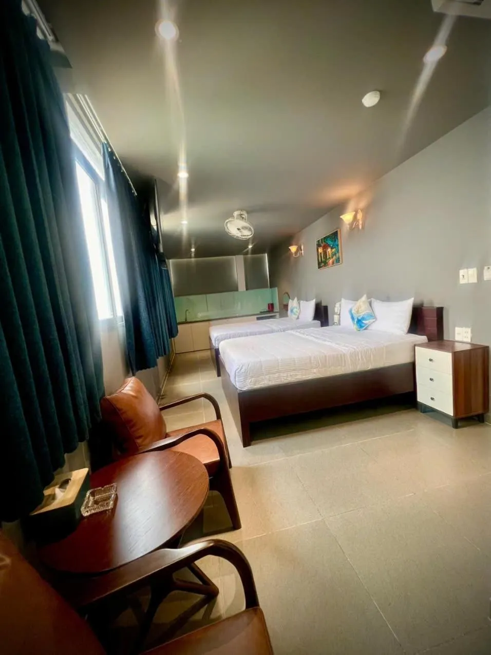 Bed in ĐÔNG NHƯ HOTEL