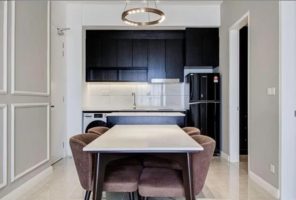 Kitchen or kitchenette in Axon Residence at Pavilion KLCC KL Tower view by KIMIRO