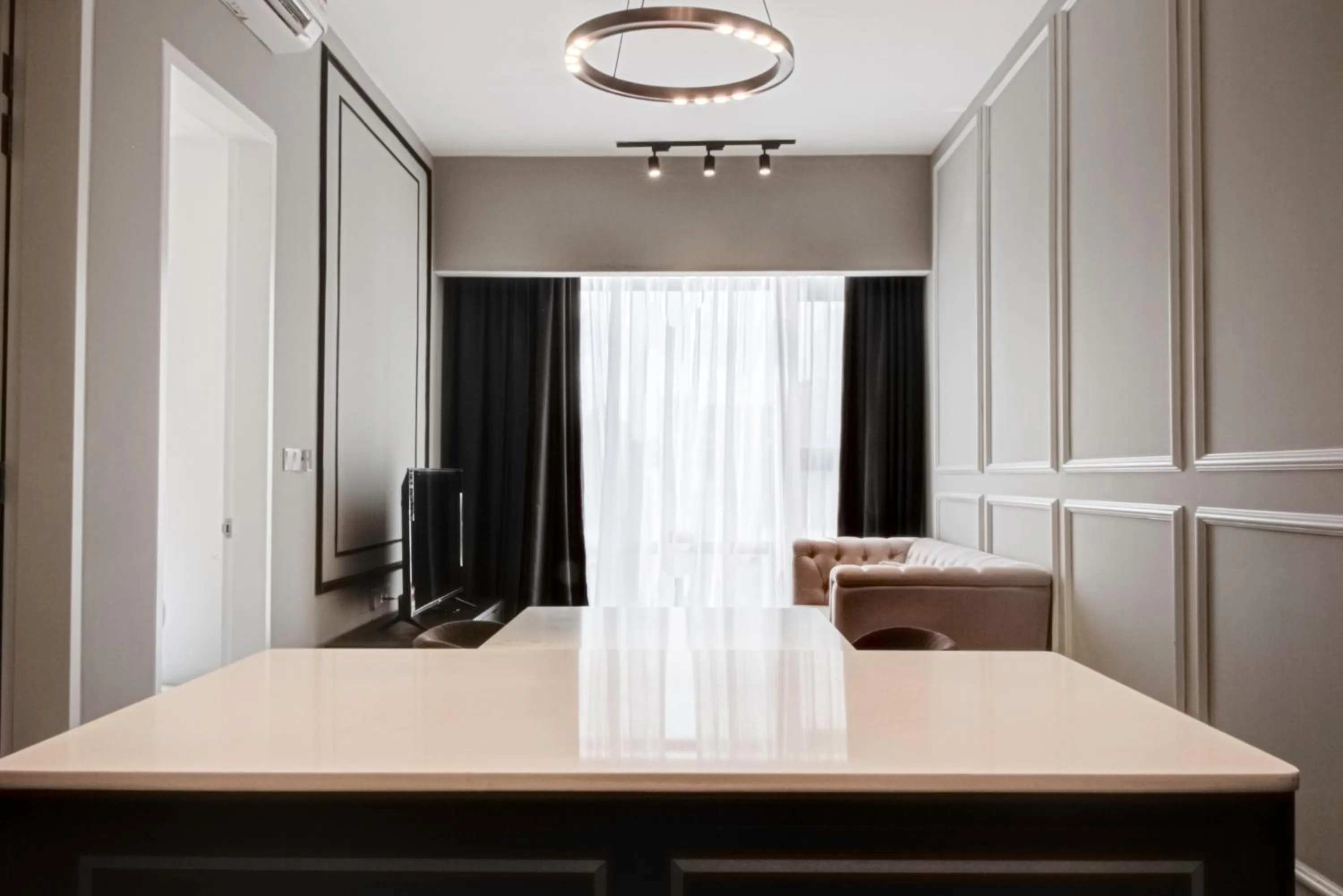 Photo of the whole room, Bed in Axon Residence at Pavilion KLCC KL Tower view by KIMIRO