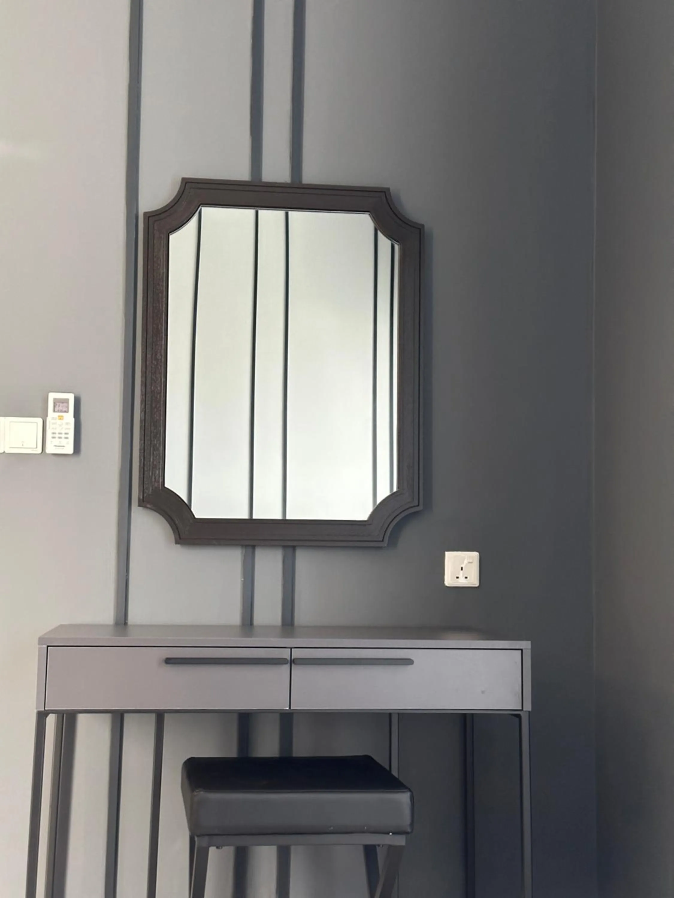 Decorative detail in Axon Residence at Pavilion KLCC KL Tower view by KIMIRO