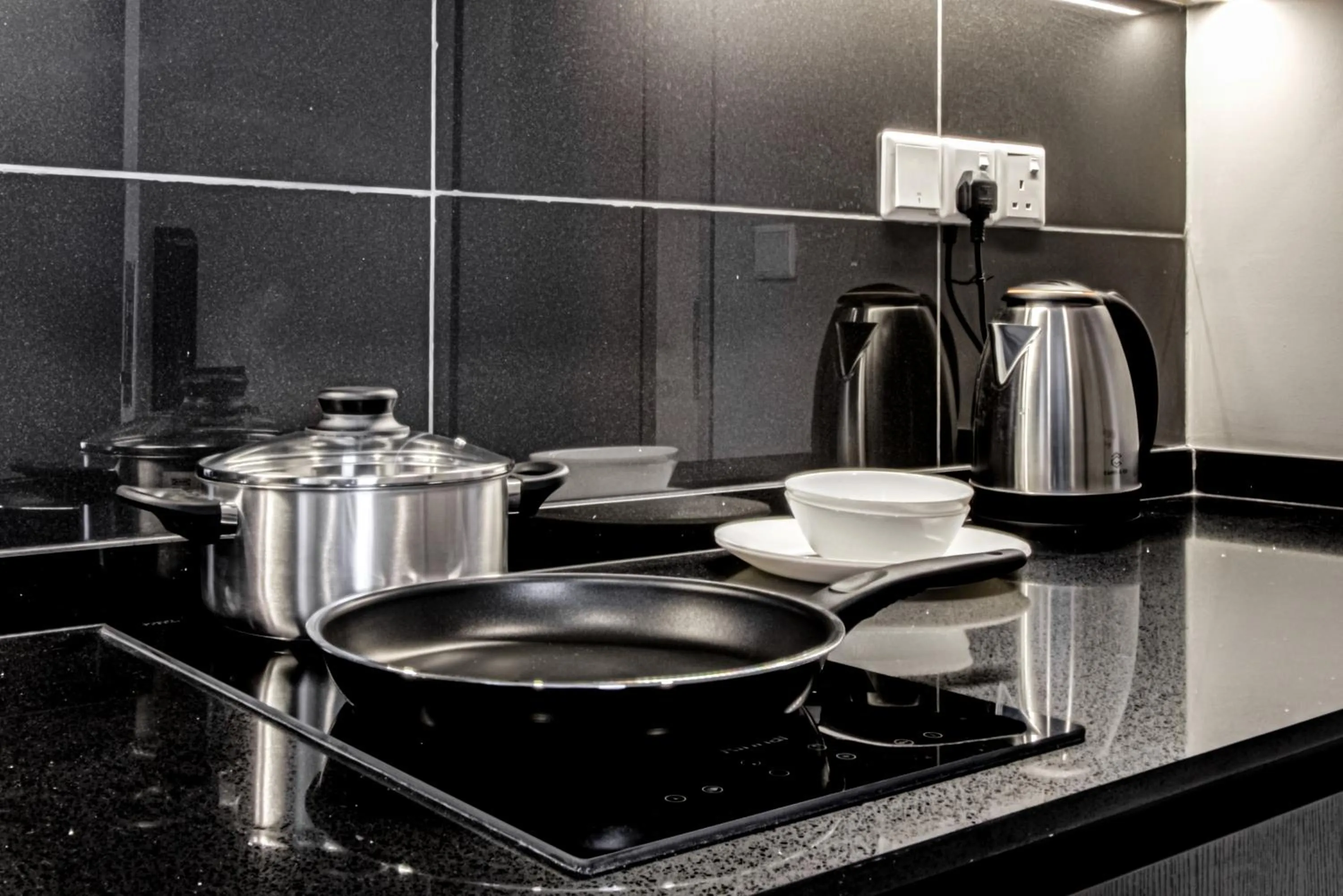 stove in Axon Residence at Pavilion KLCC KL Tower view by KIMIRO