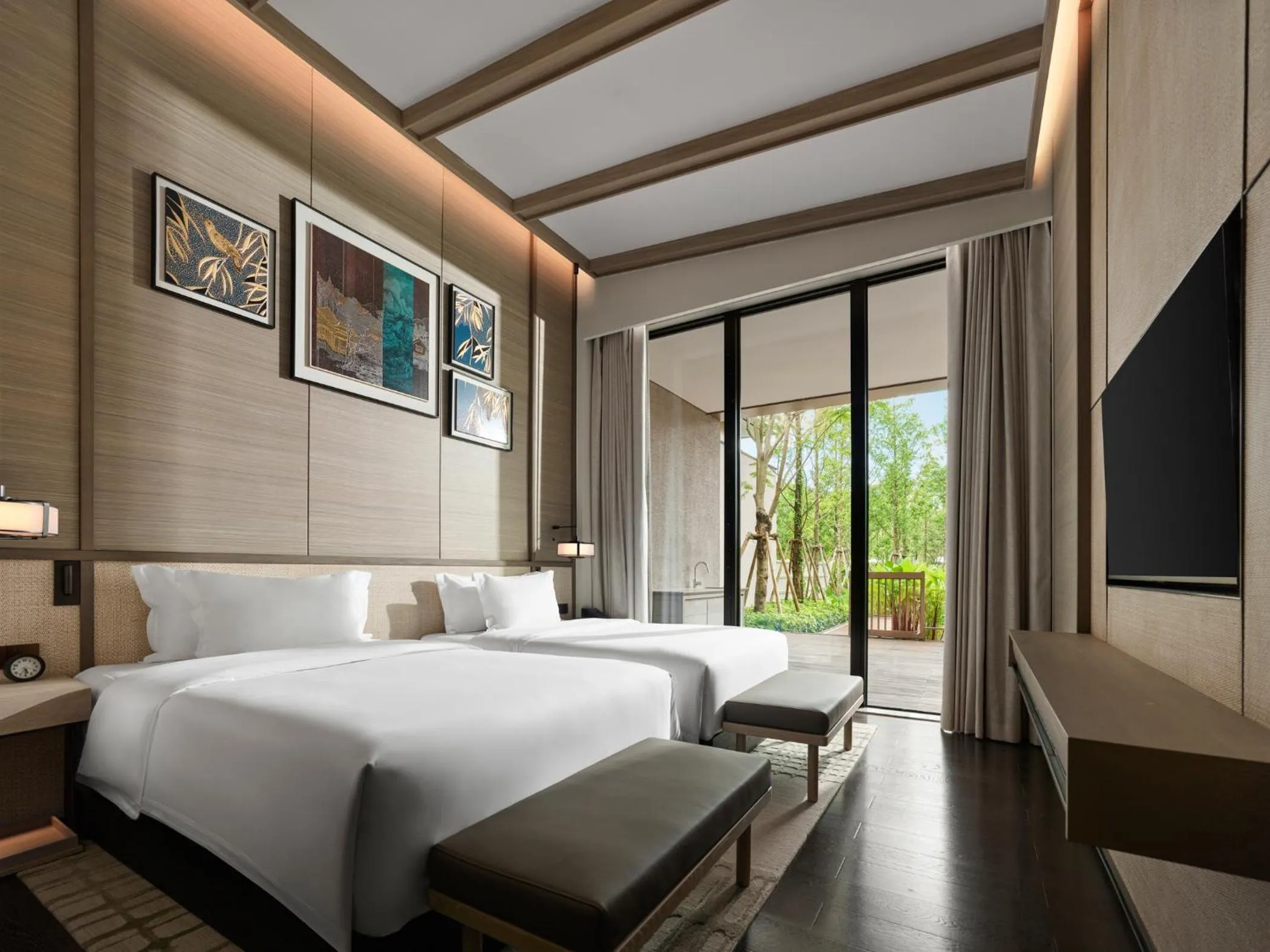 Bedroom, Bed in Banyan Tree Dongguan Songshan Lake
