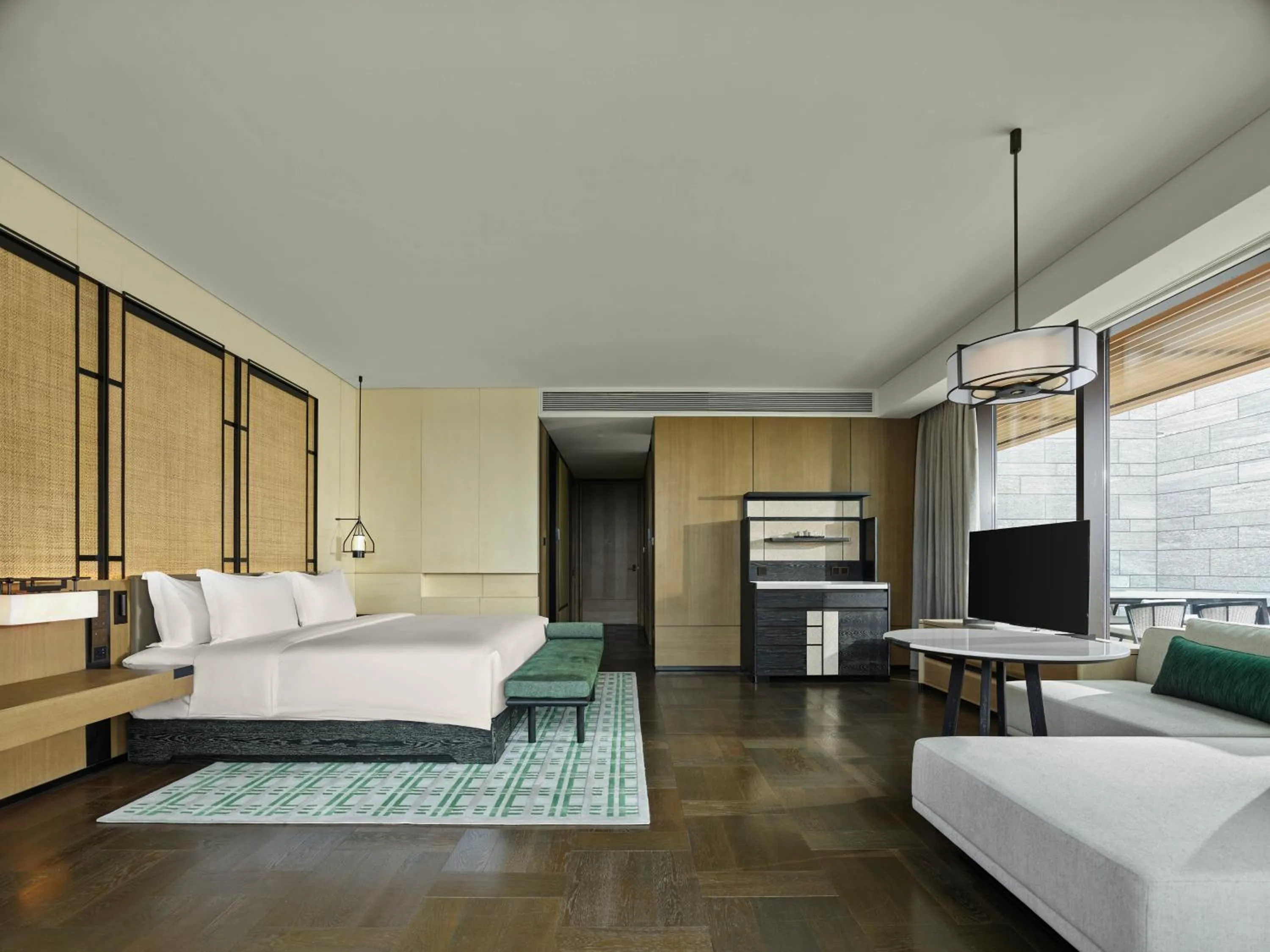 Photo of the whole room, Bed in Banyan Tree Dongguan Songshan Lake