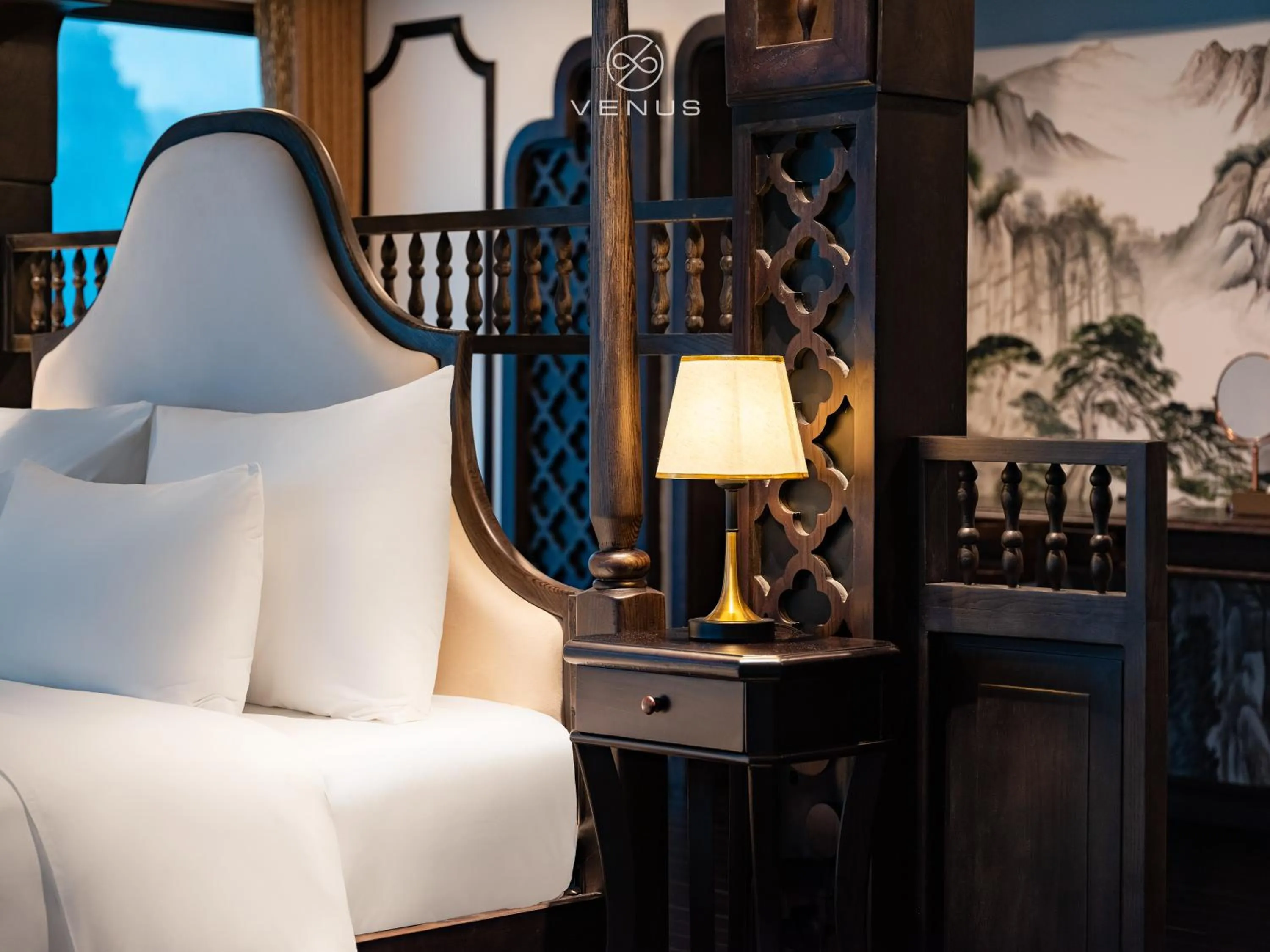 Bed in Venus Cruises Halong Bay by Venus Group