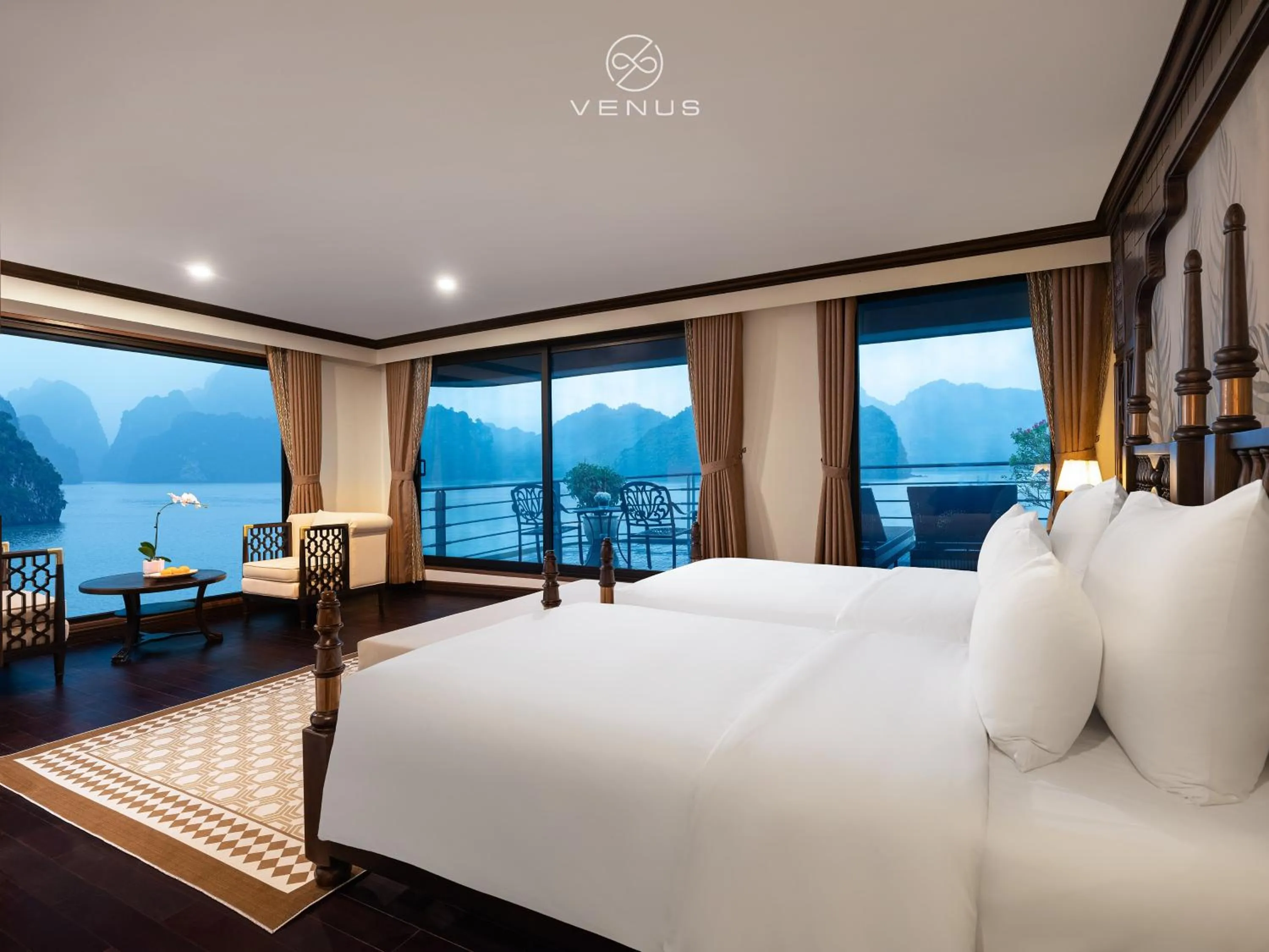 Property building, Bed in Venus Cruises Halong Bay by Venus Group