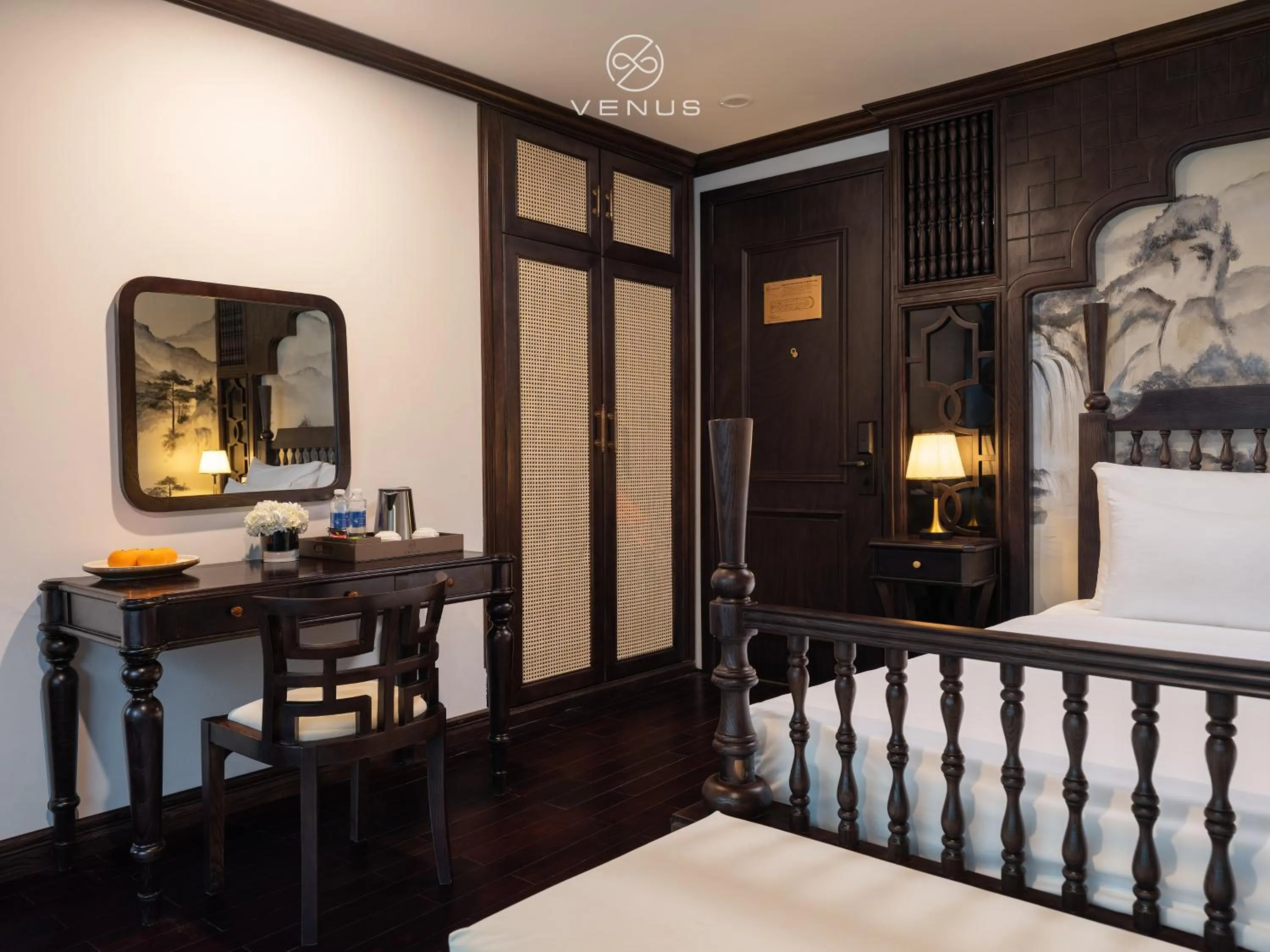 Bed in Venus Cruises Halong Bay by Venus Group