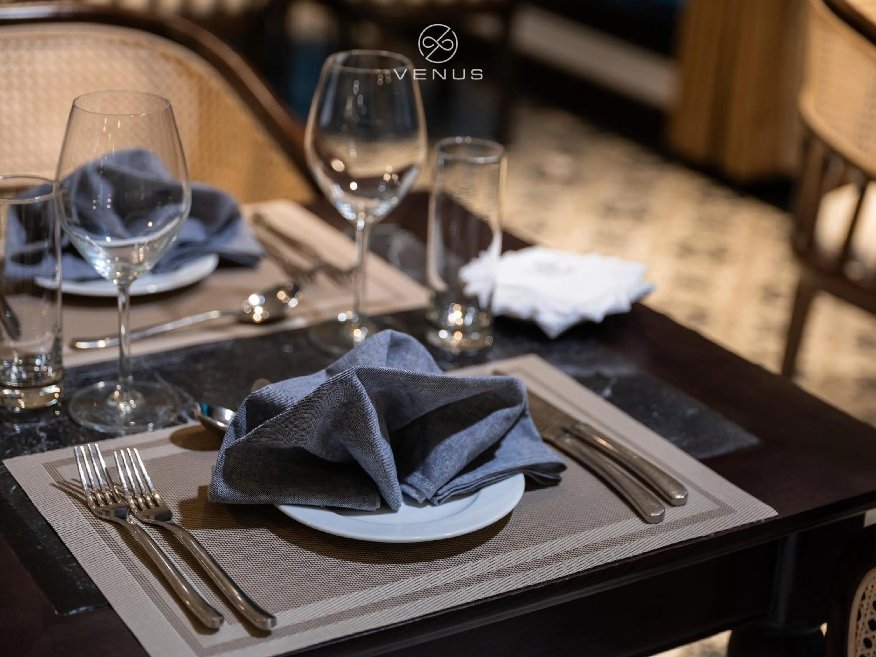 Dining area in Venus Cruises Halong Bay by Venus Group