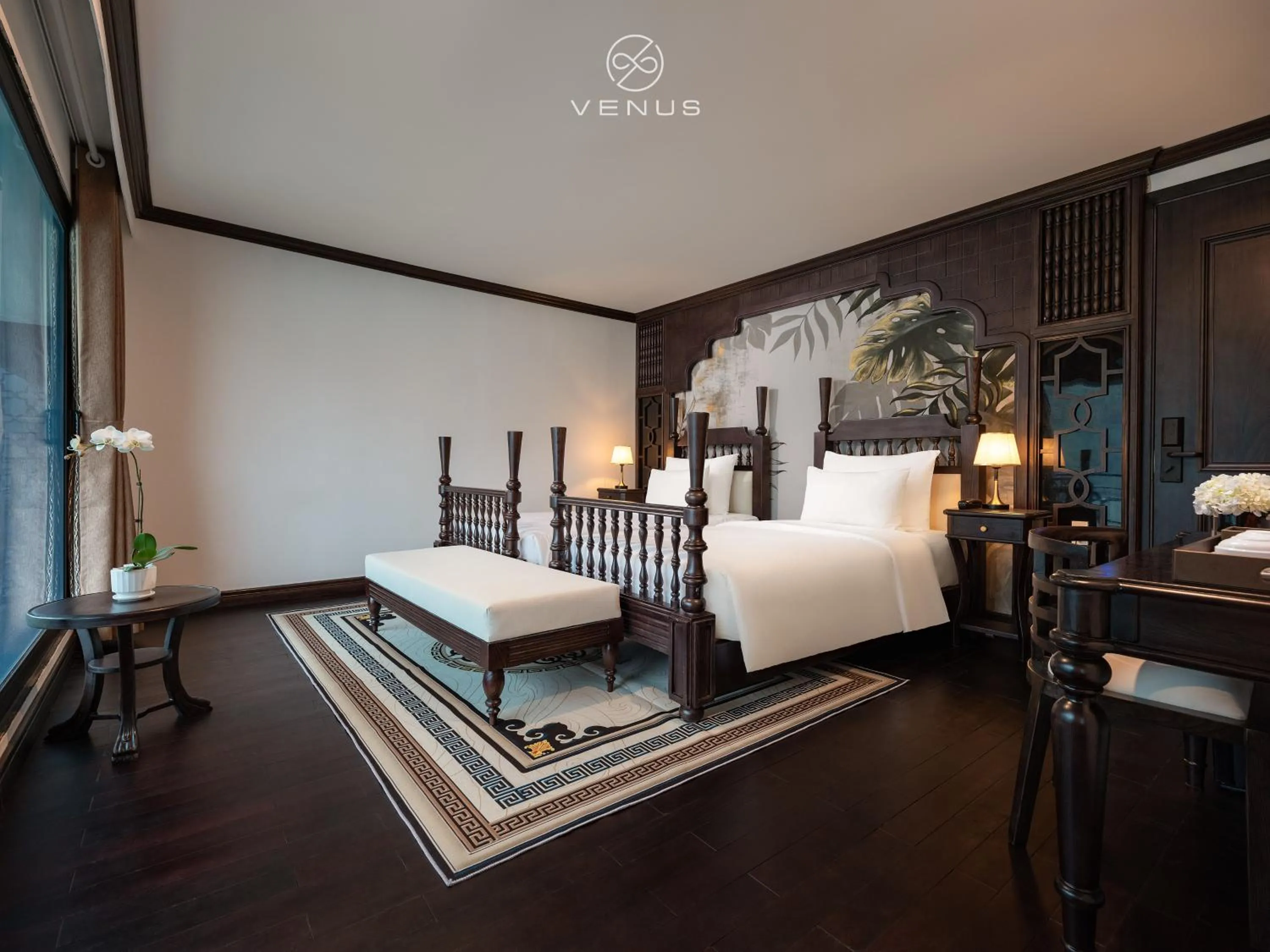 Bed in Venus Cruises Halong Bay by Venus Group