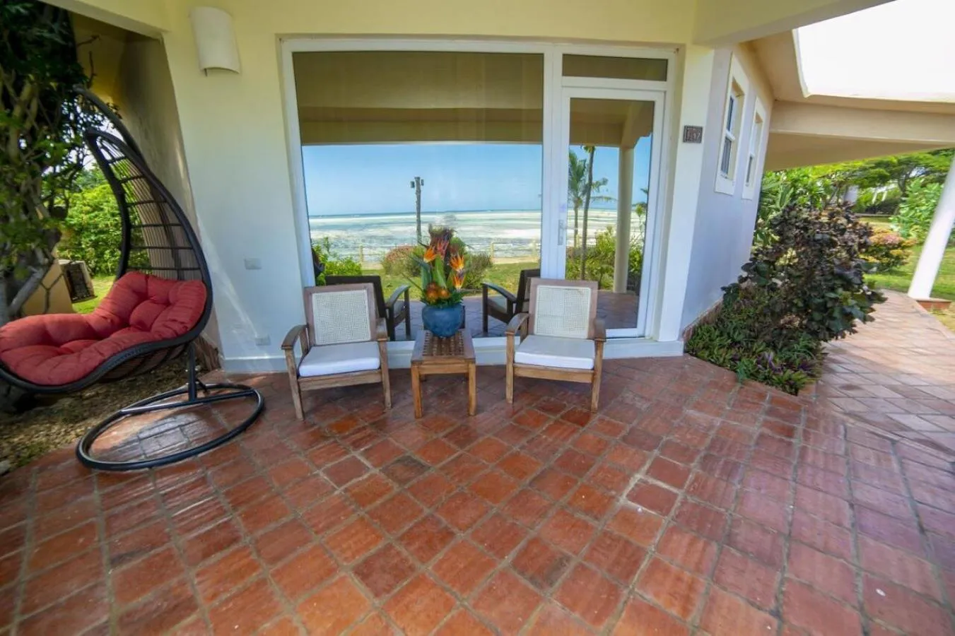 Patio in The One, Watamu bay