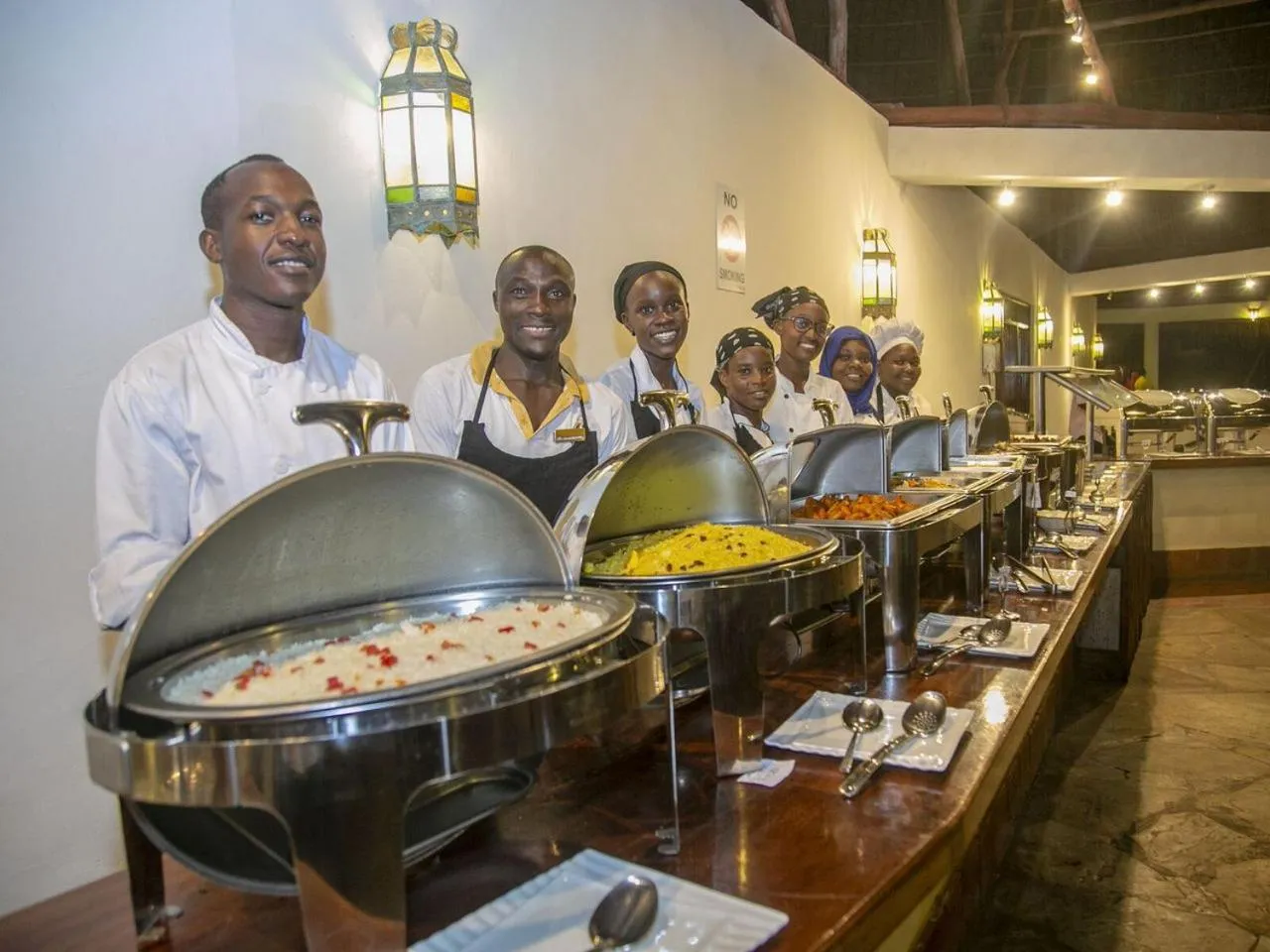 Staff in The One, Watamu bay