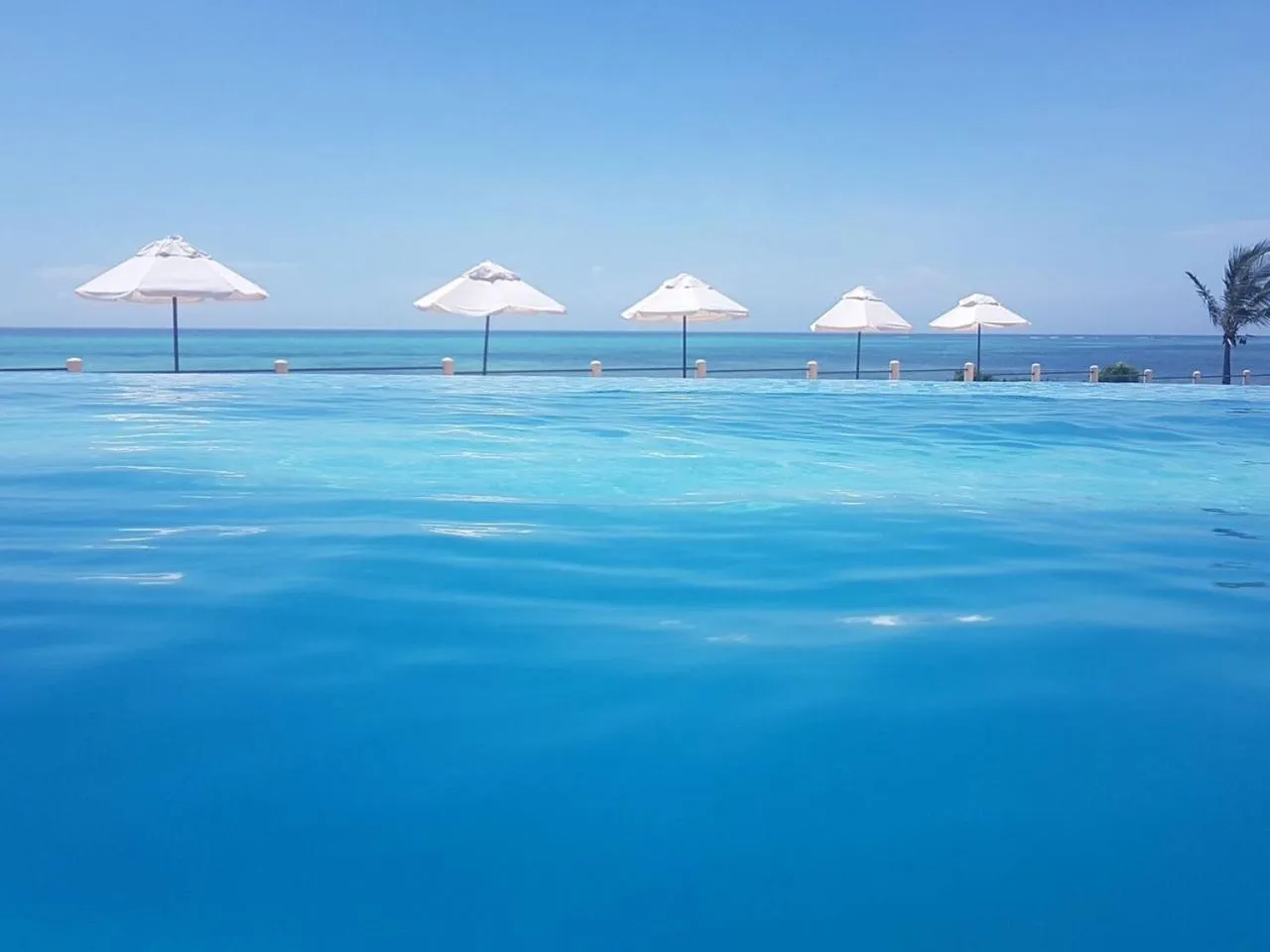 Pool view in The One, Watamu bay