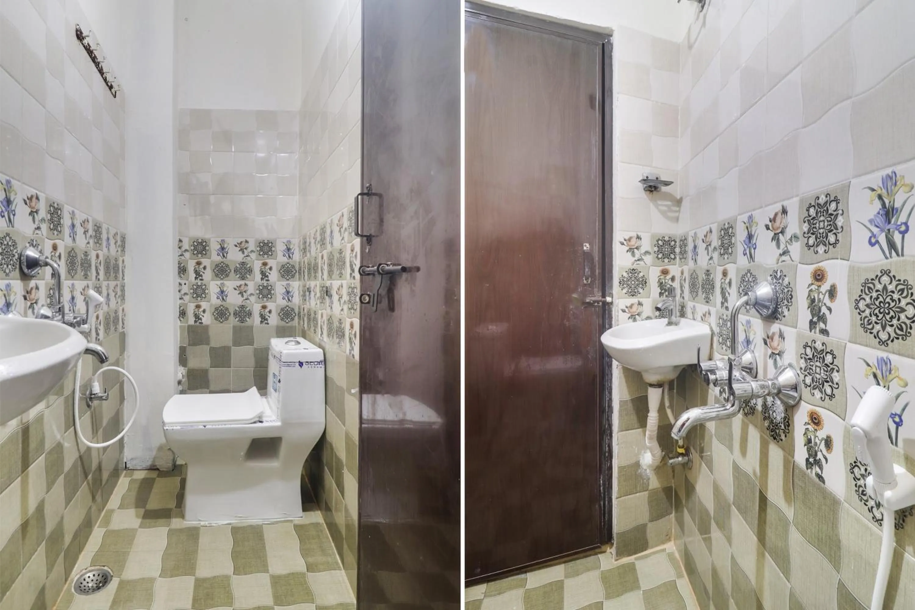 Bathroom in Collection O SBR Kondapur Near RTO office