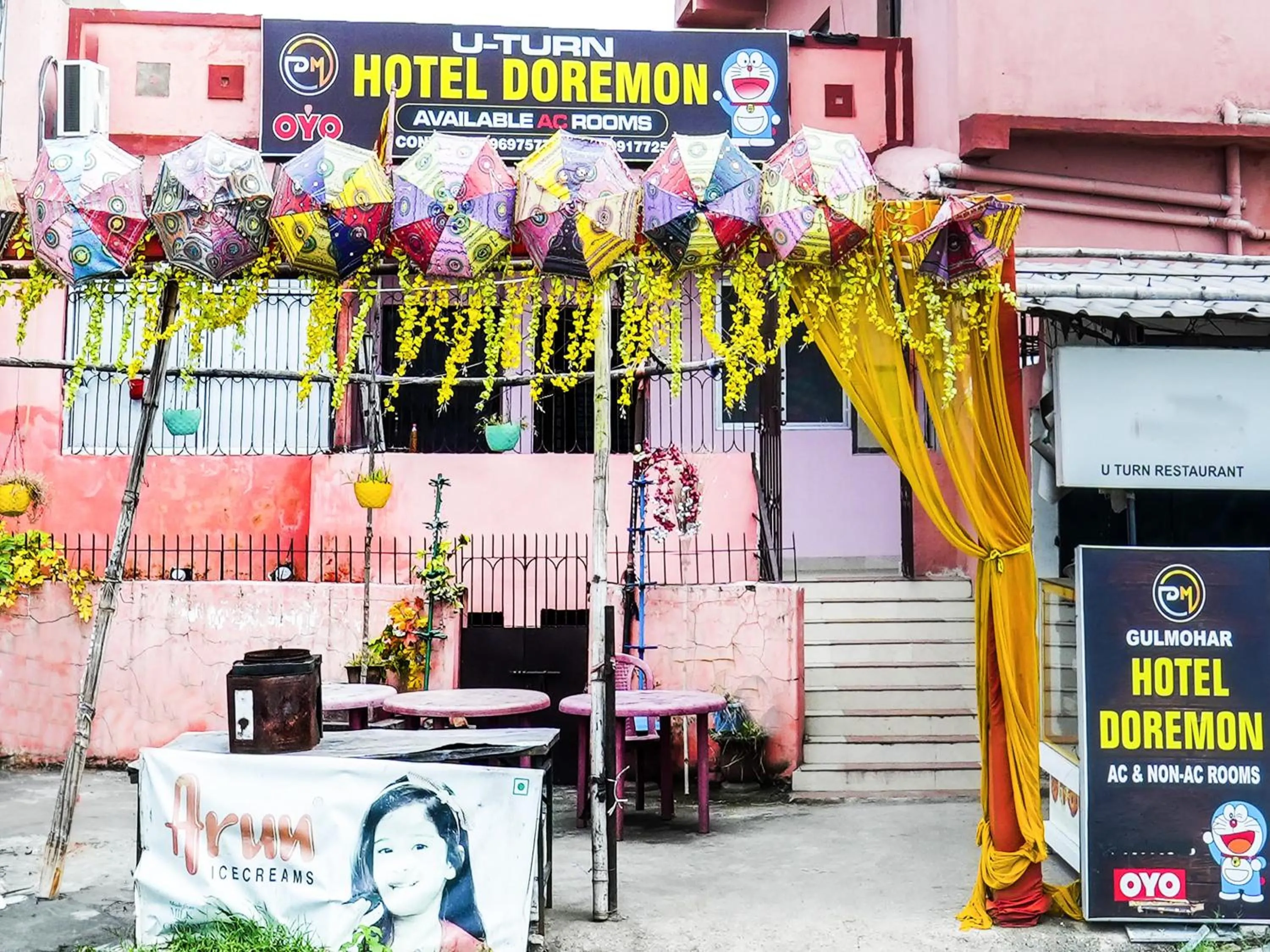 Facade/entrance, Restaurant/Places to Eat in Hotel O Doremon