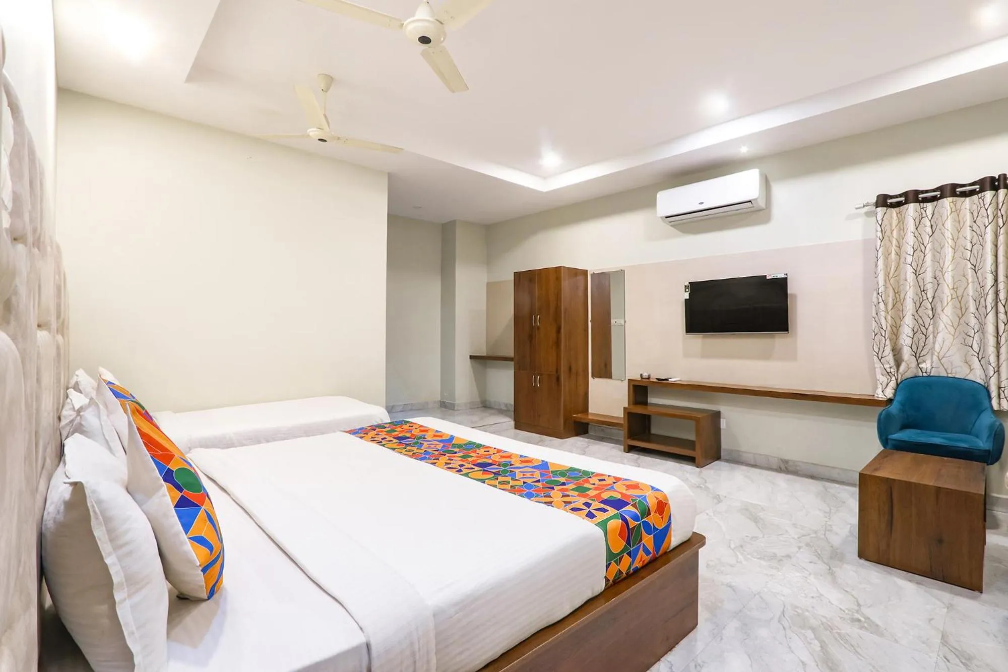 Bed in FabHotel Simhadri Grand-Nr Khammam Railway Station