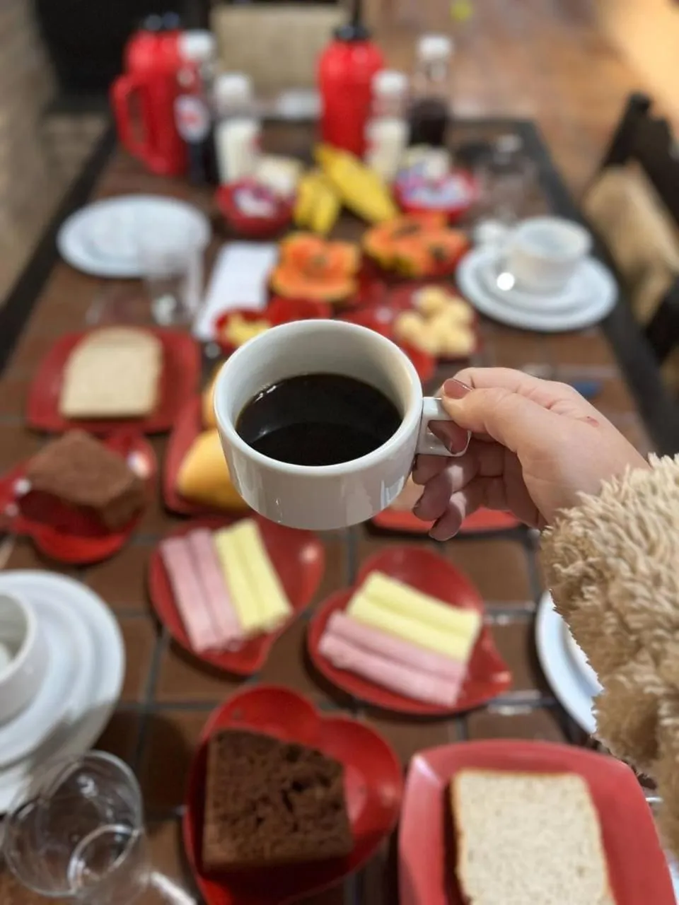 Breakfast in Chalés do Holandês Eco Pousada