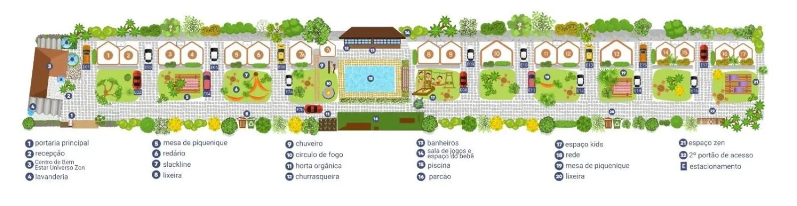 Property building in Chalés do Holandês Eco Pousada