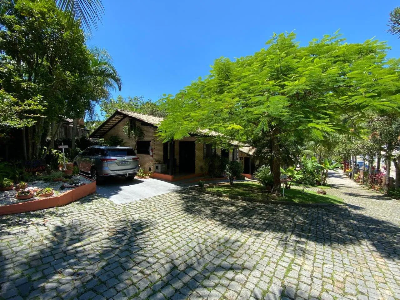 Garden in Chalés do Holandês Eco Pousada