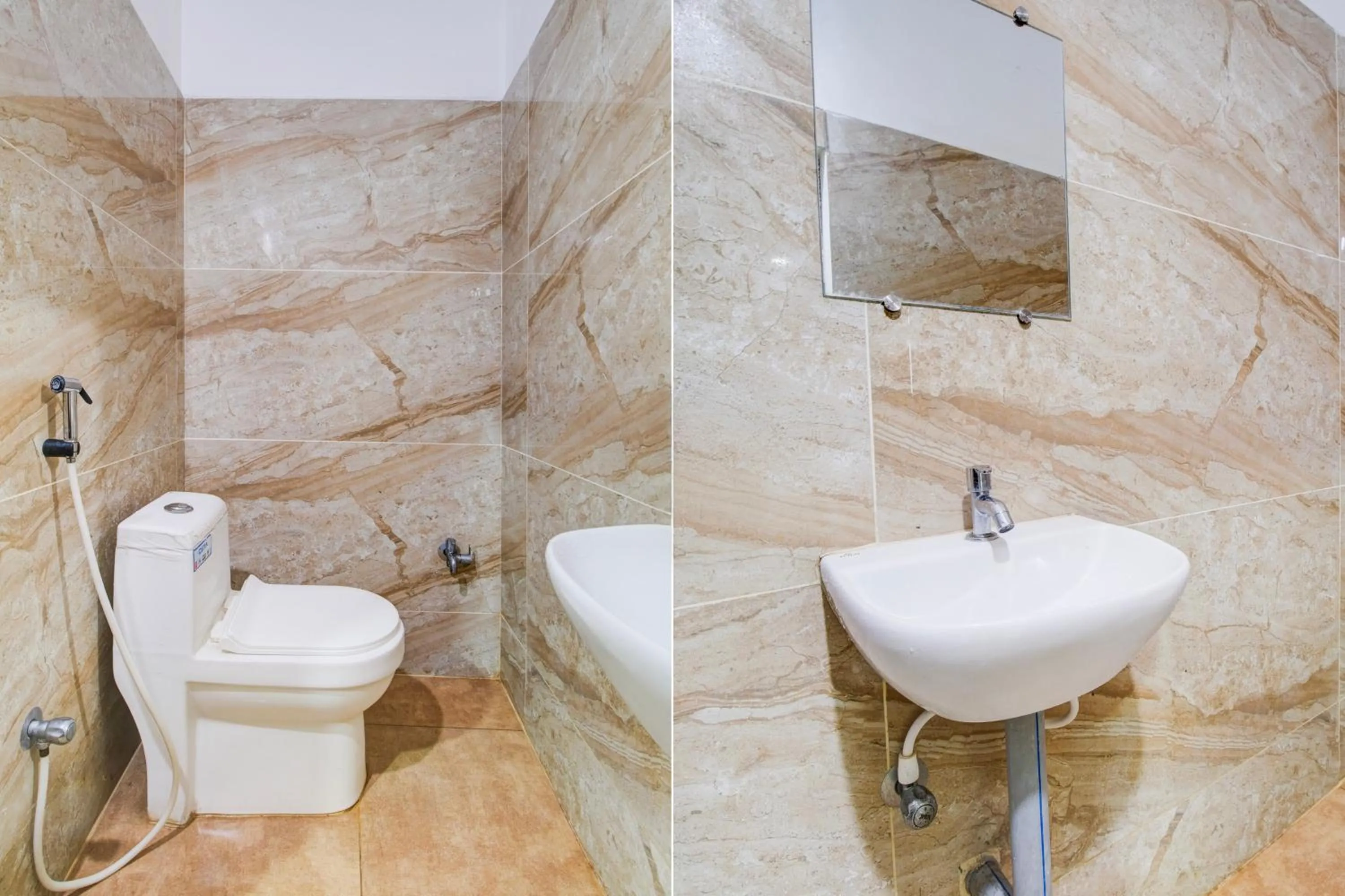 Bathroom in Super Hotel O Ramavarapadu Near PVR Icon