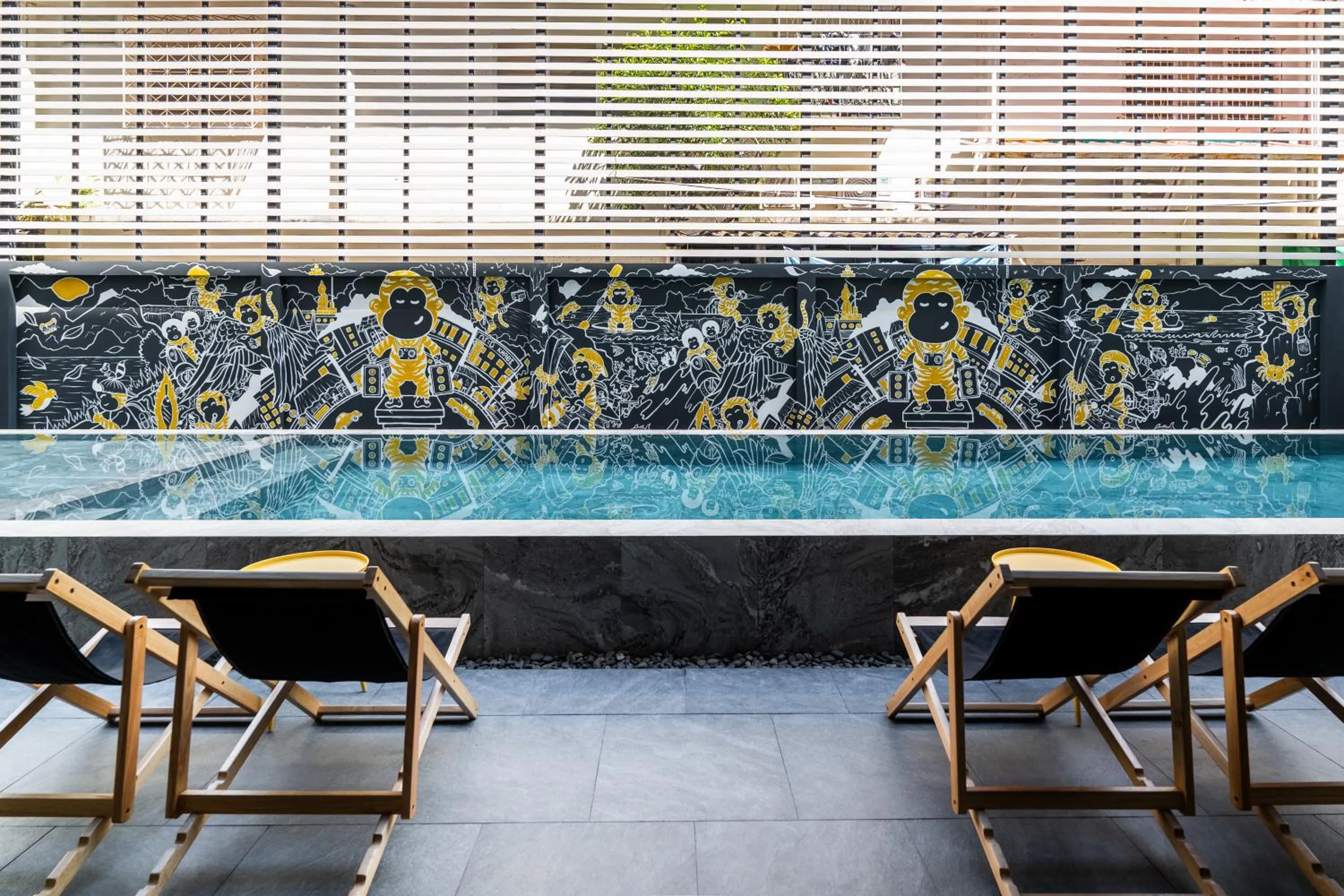 Pool view in Blu Monkey Hub and Hotel Krabi Town