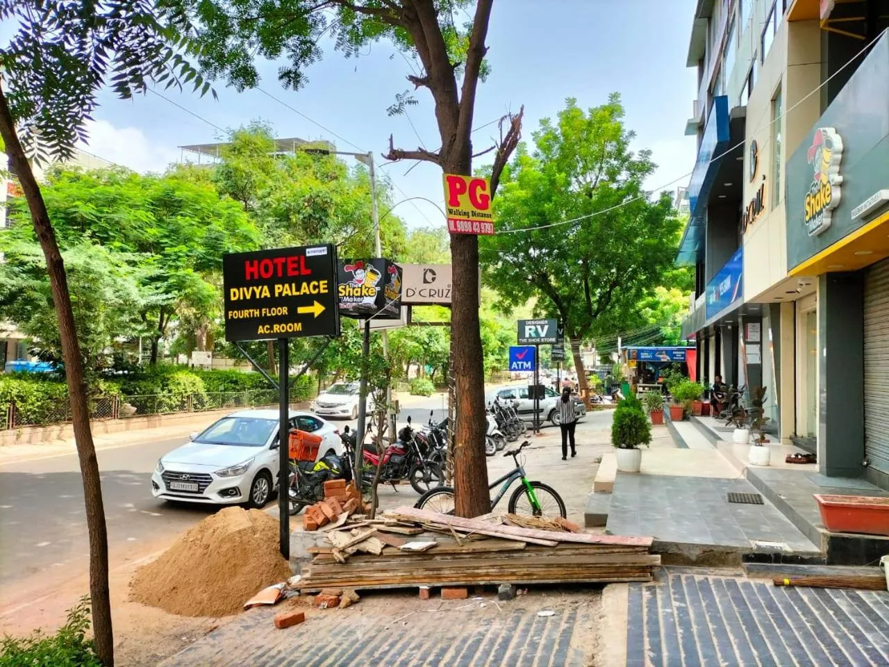 Property building in Hotel Divya Palace