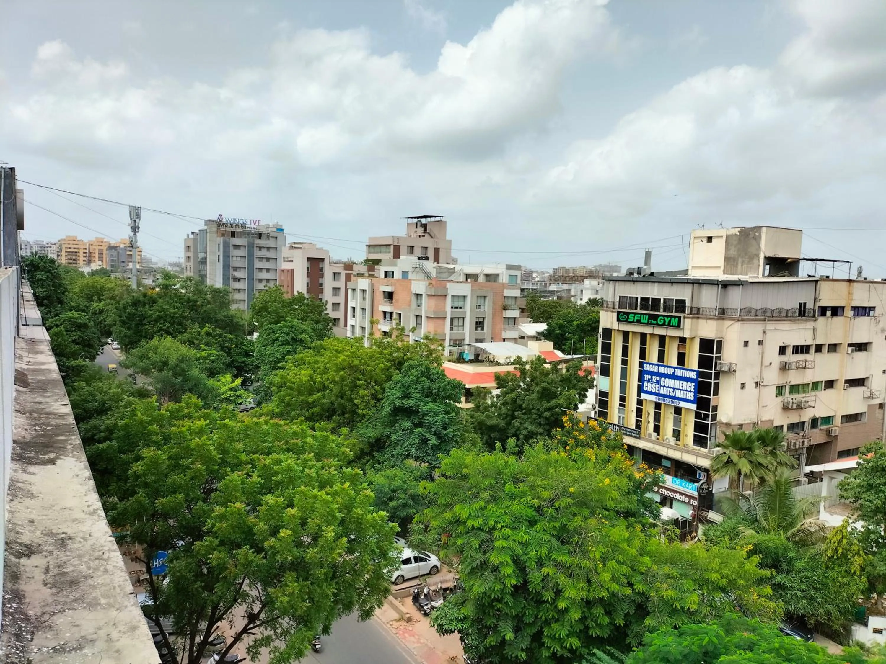 City view in Hotel Divya Palace