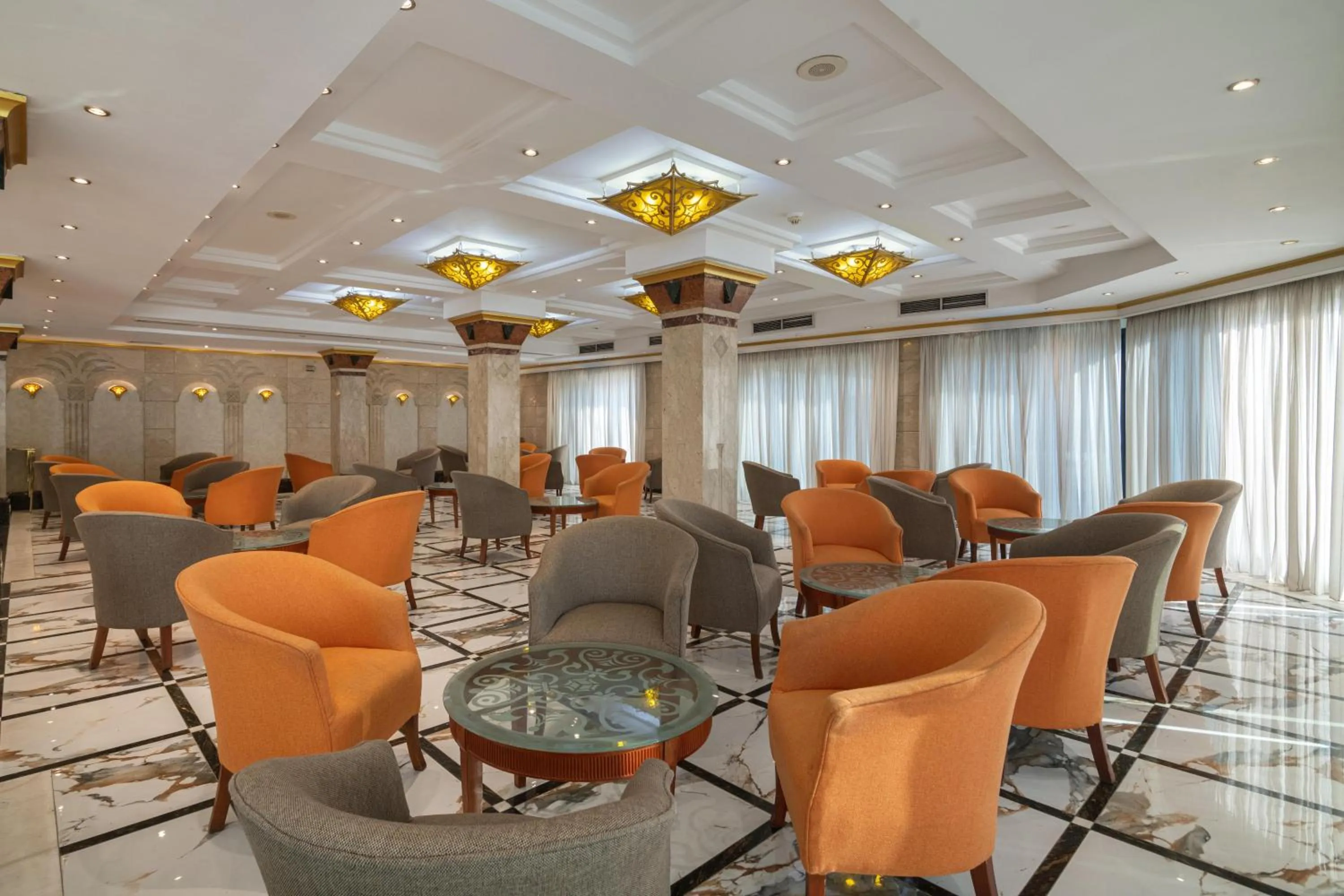 Lobby or reception in JAZ Pyramids Resort