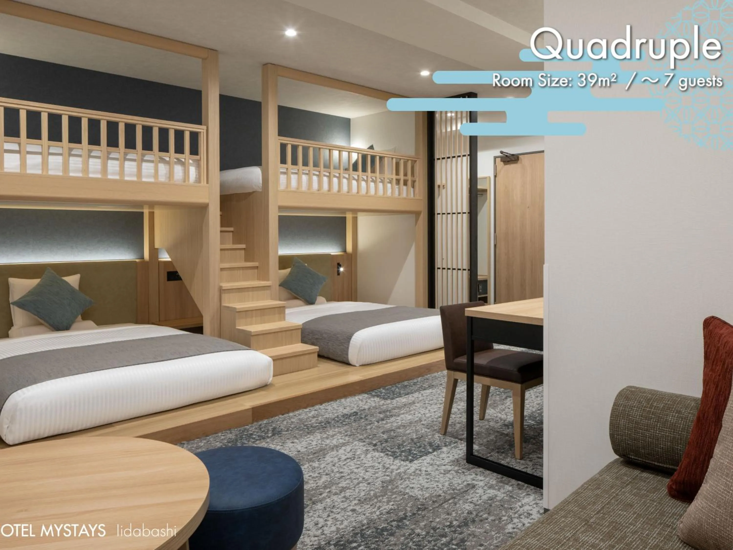 Photo of the whole room, Bed in HOTEL MYSTAYS Iidabashi