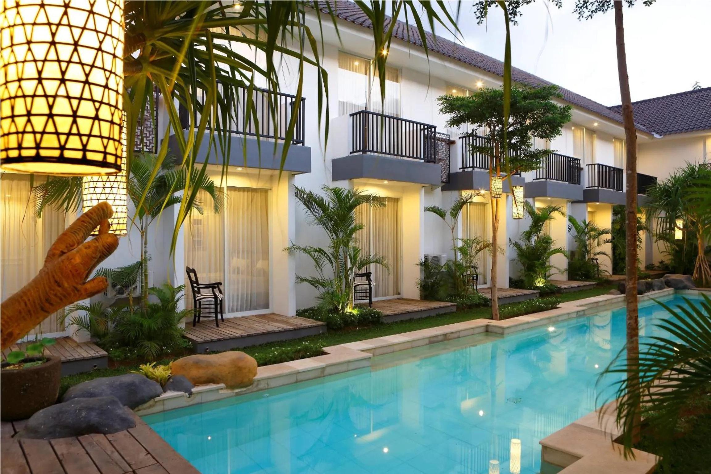 Swimming pool in 7 Bidadari Hotel Seminyak