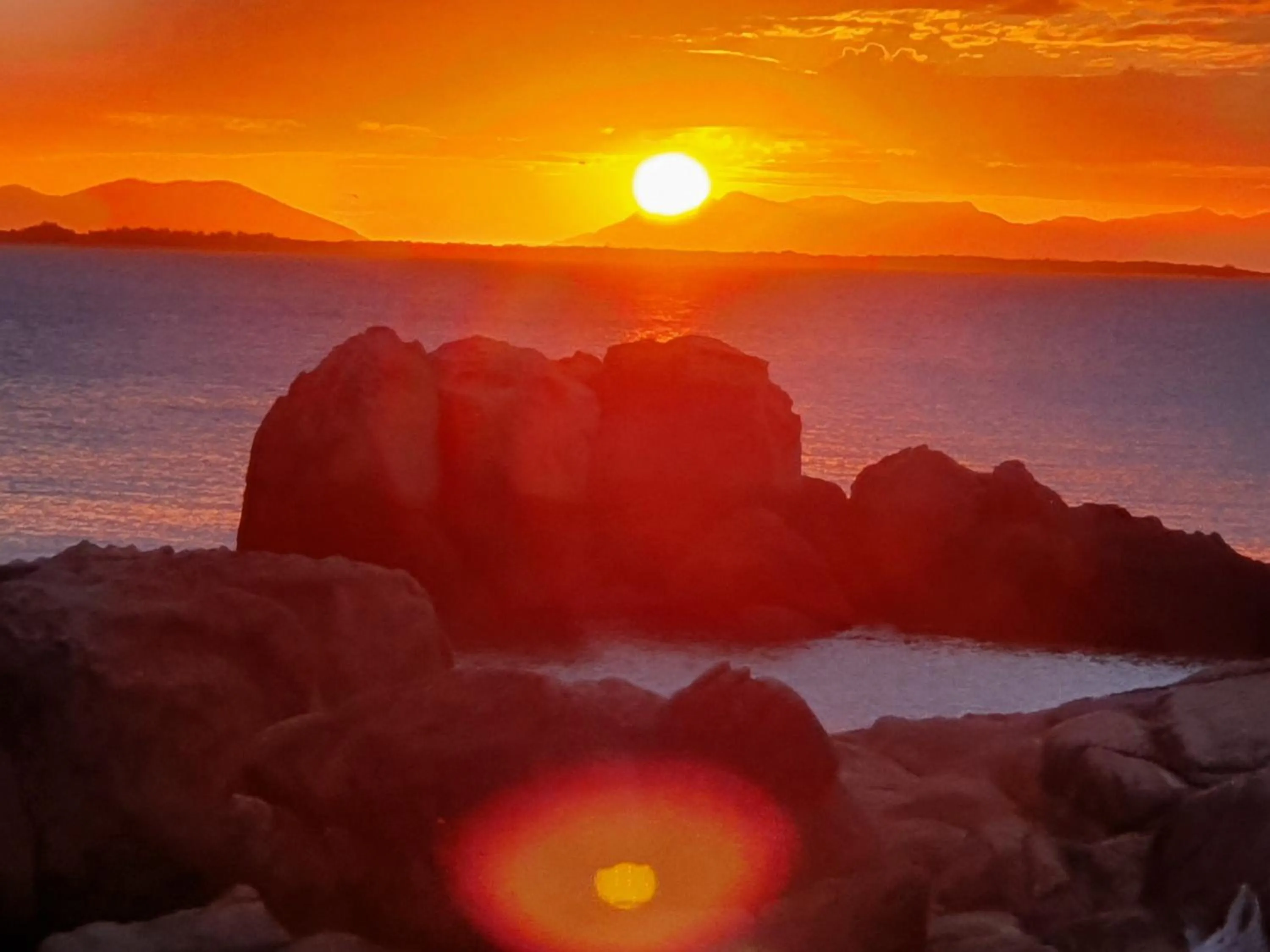 Sunset in Whitsunday Sands Resort