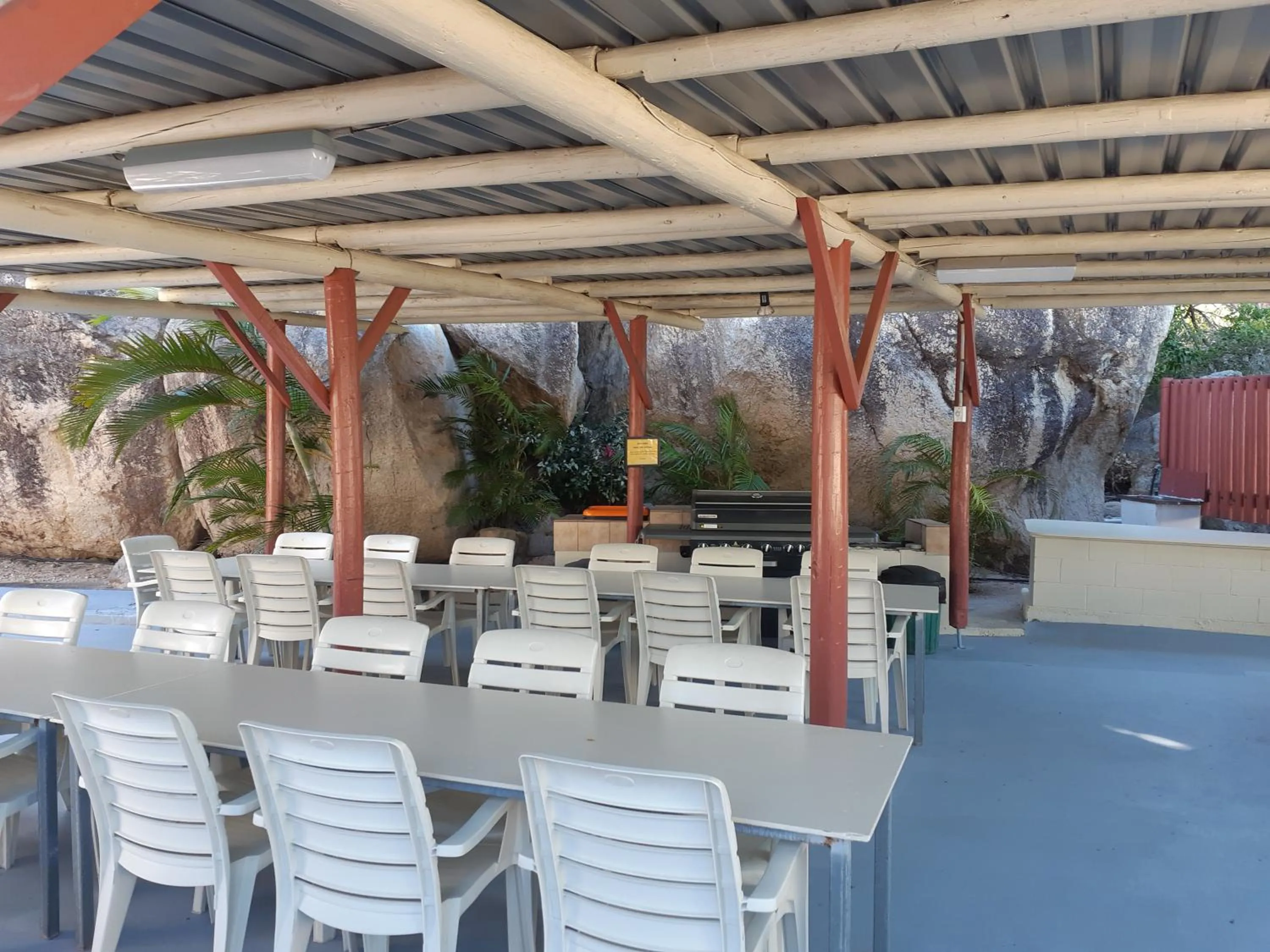 BBQ facilities in Whitsunday Sands Resort