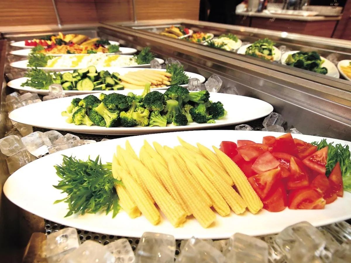 Buffet breakfast in Akita Castle Hotel