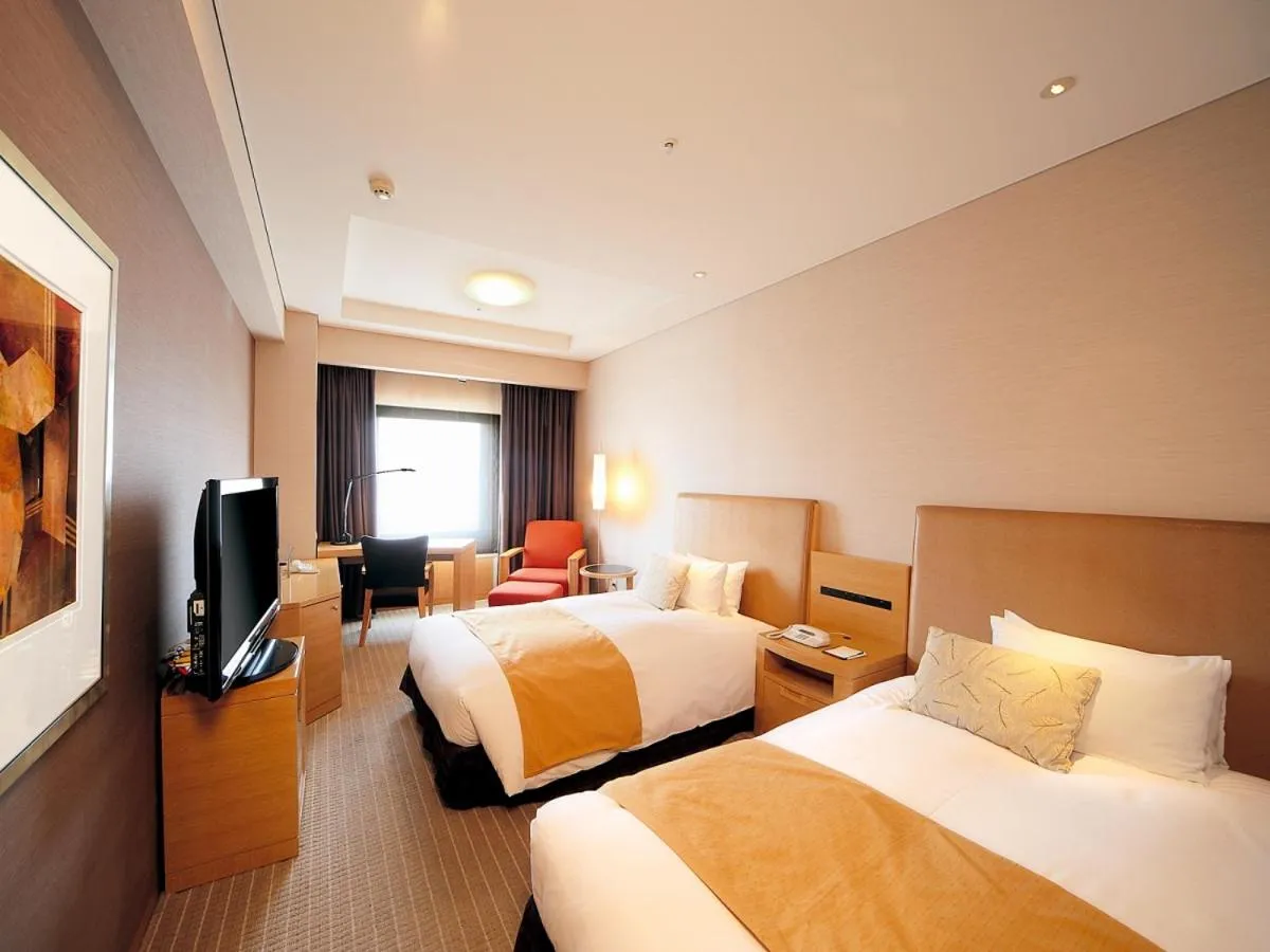 Photo of the whole room, Bed in Akita Castle Hotel