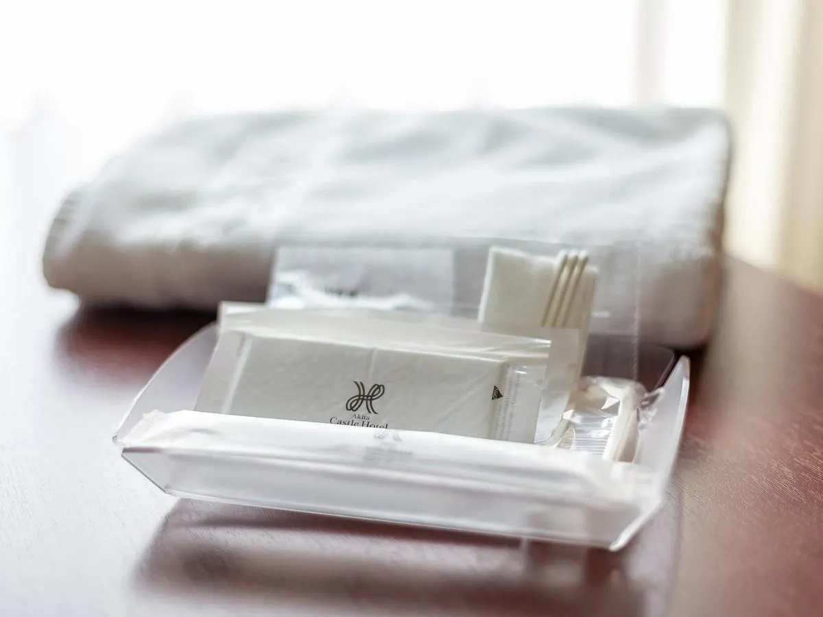 Bed in Akita Castle Hotel